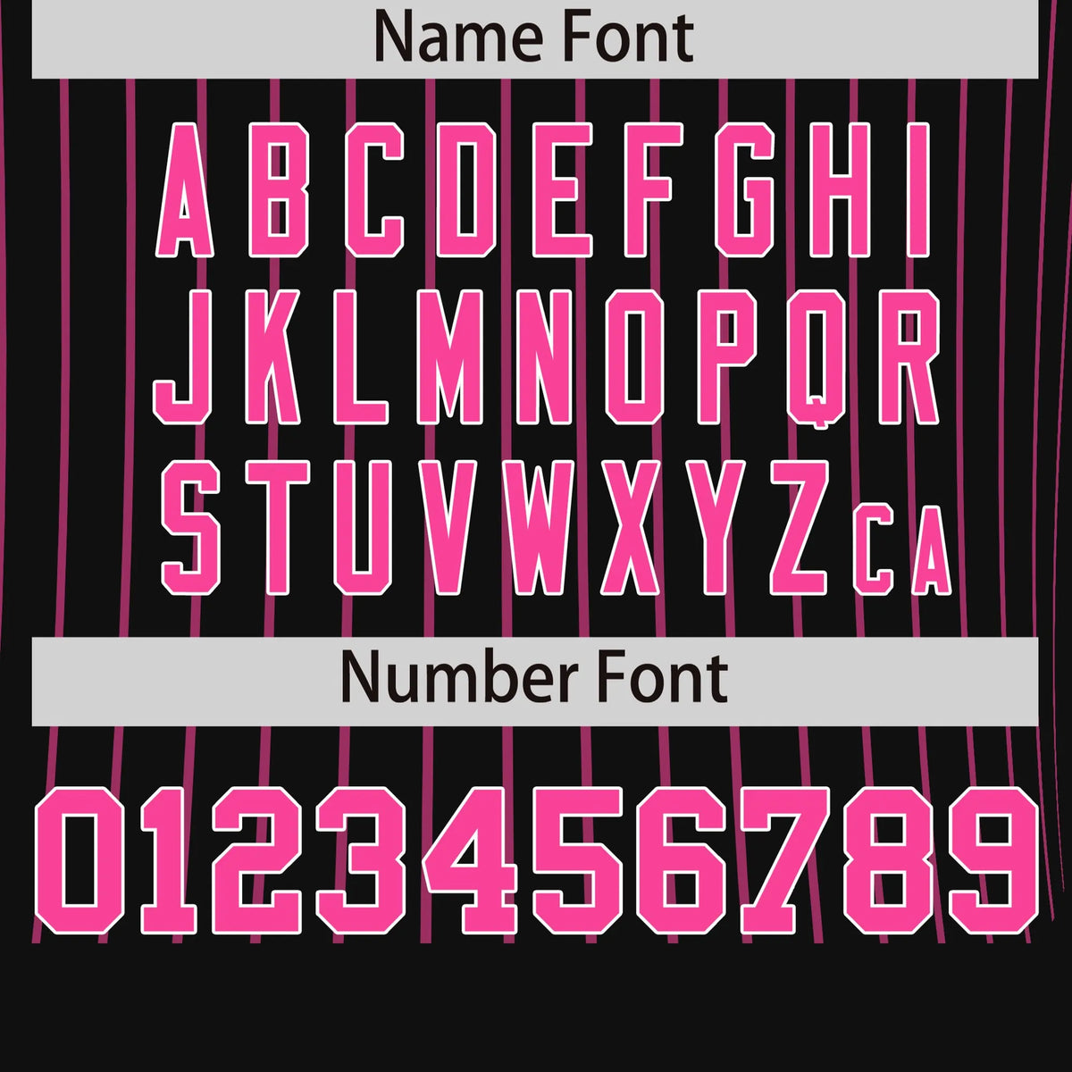 Custom Black Pink-Pink Pinstripe Pattern Design Performance T-Shirt