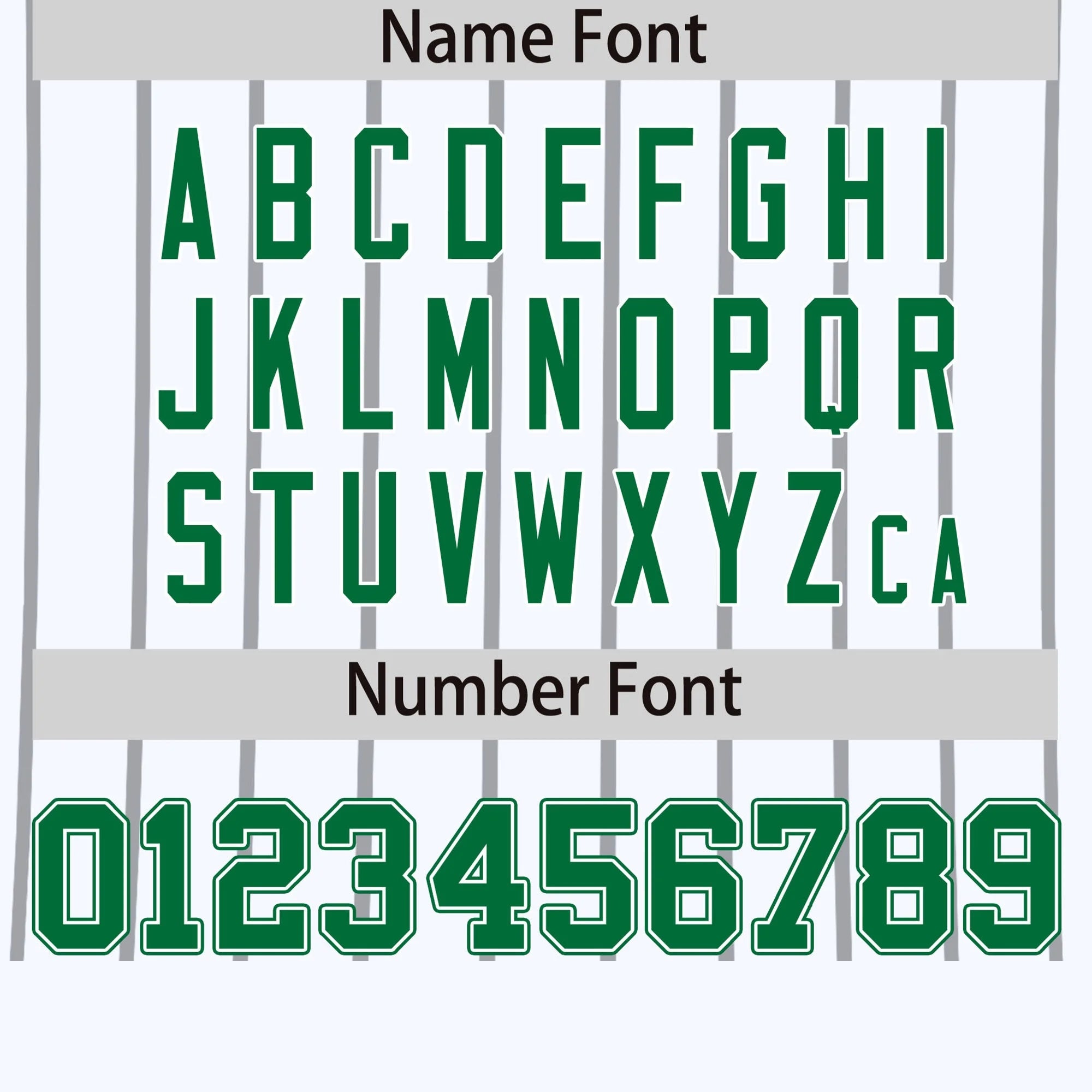 Custom White Gray-Kelly Green Pinstripe Pattern Design Performance T-Shirt