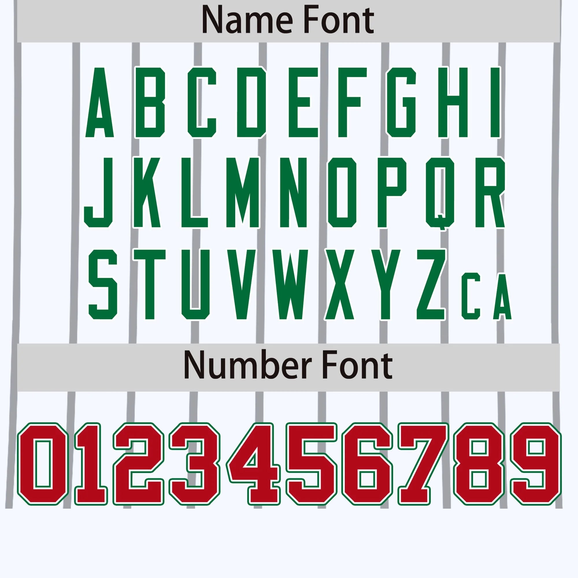 Custom White Gray-Kelly Green Pinstripe Pattern Design Performance T-Shirt