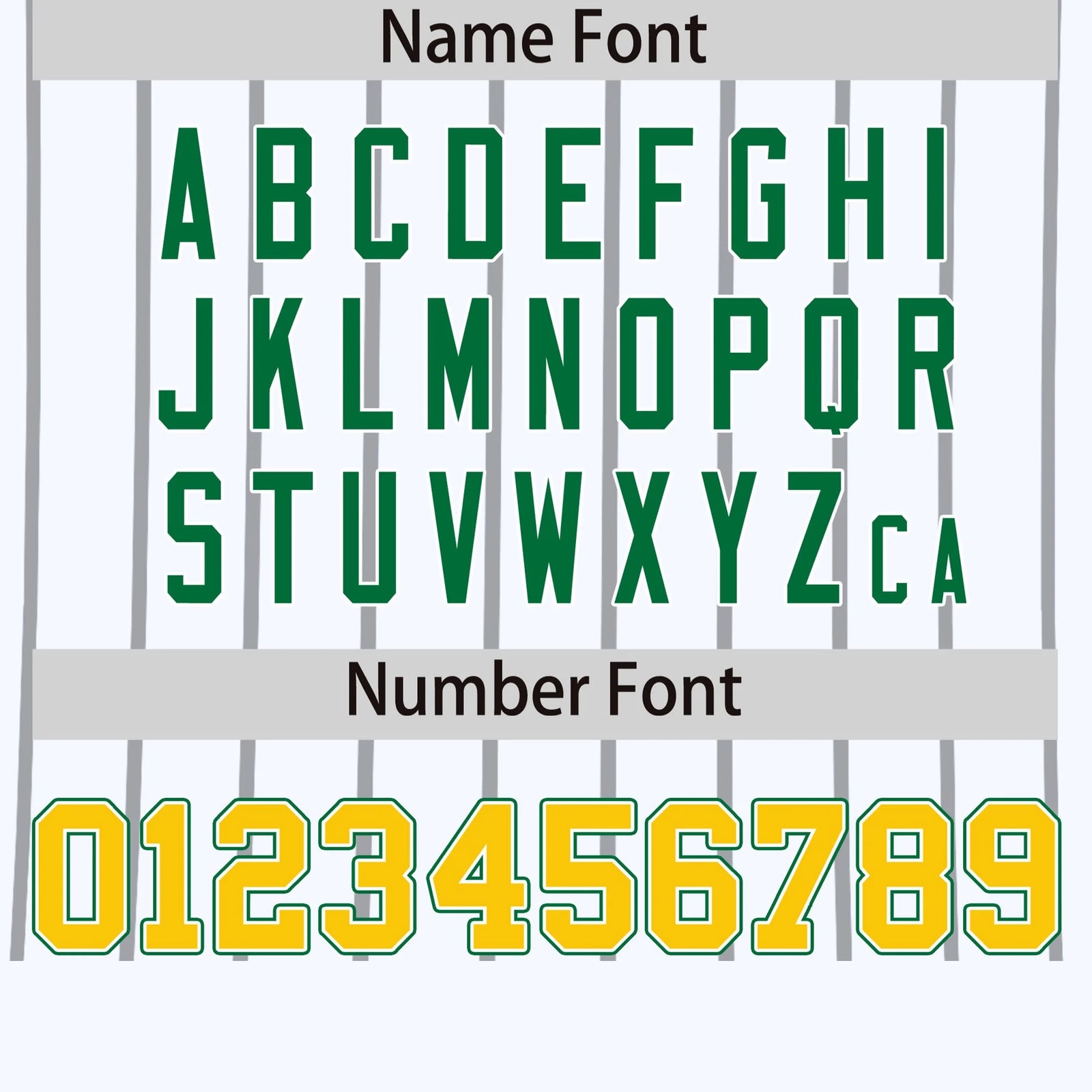 Custom White Gray-Kelly Green Pinstripe Pattern Design Performance T-Shirt