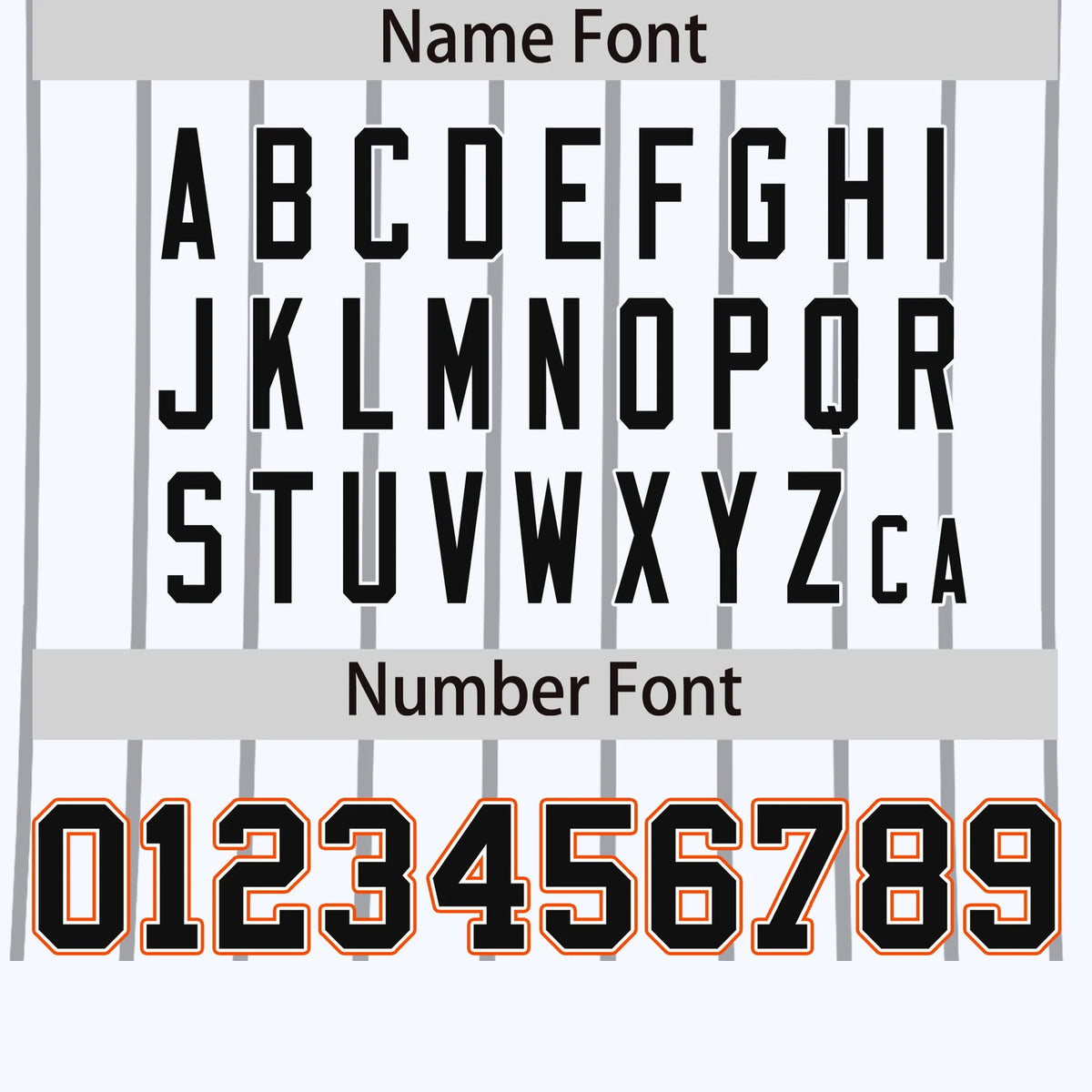 Custom White Gray-Orange Pinstripe Pattern Design Performance T-Shirt