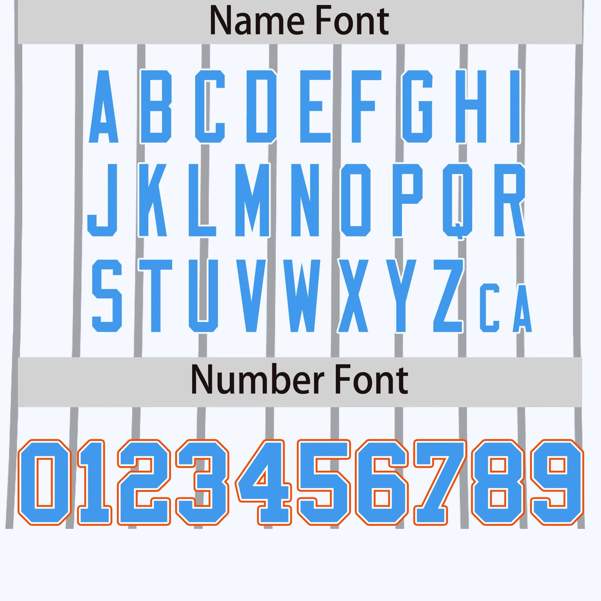 Custom White Gray-Orange Pinstripe Pattern Design Performance T-Shirt