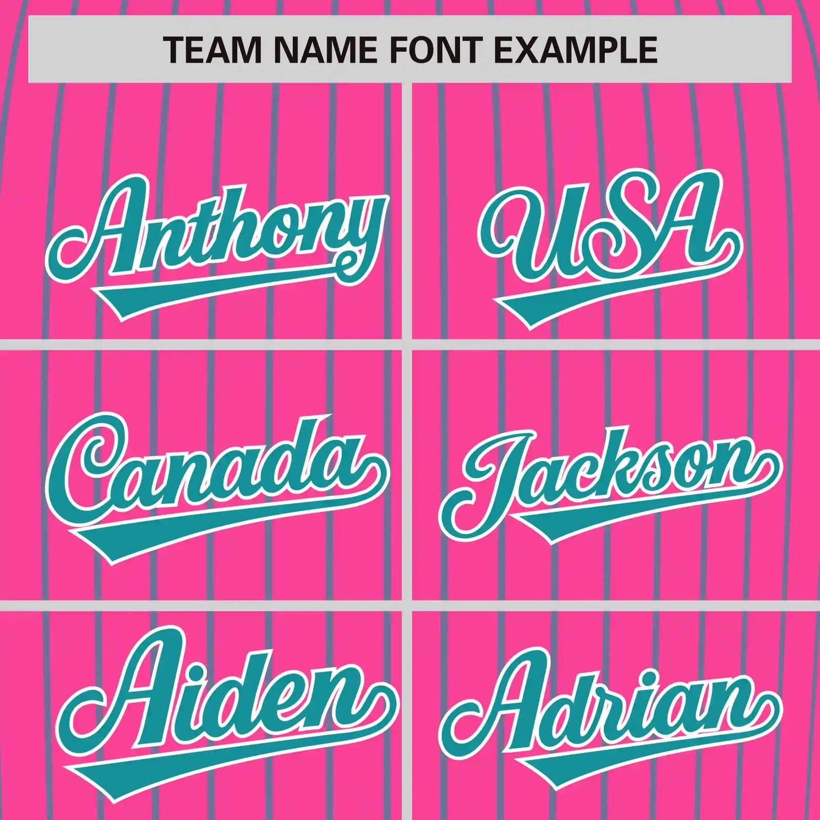 Custom Pink Aqua-Aqua Pinstripe Pattern Design Performance T-Shirt