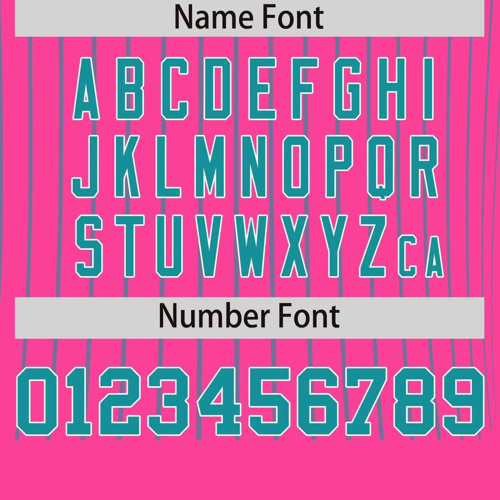 Custom Pink Aqua-Aqua Pinstripe Pattern Design Performance T-Shirt