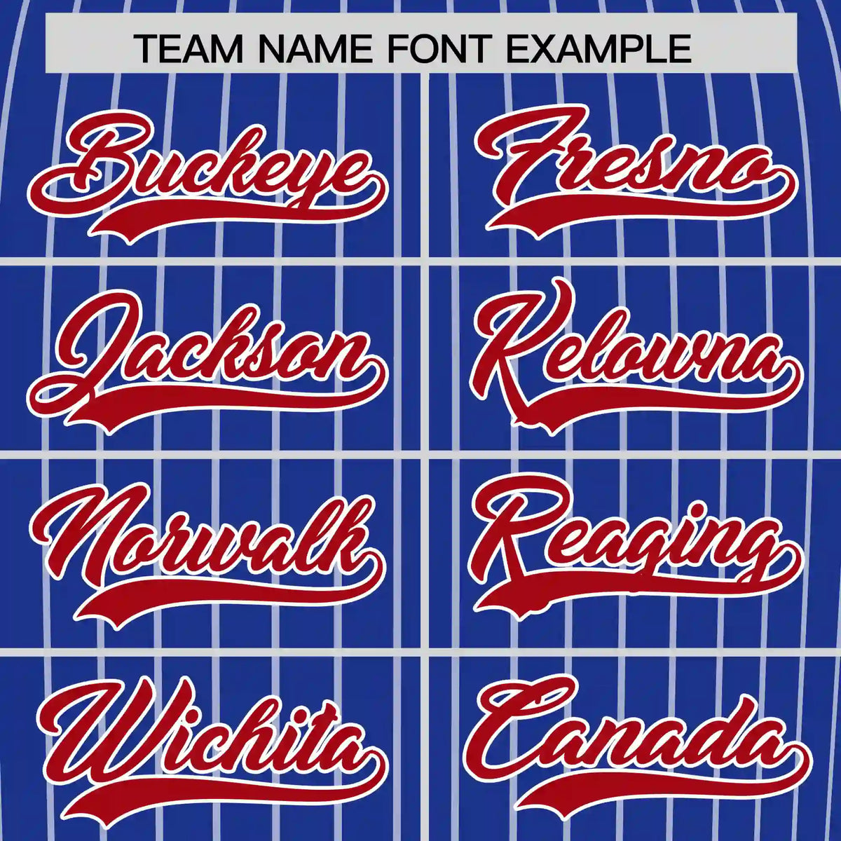 Custom Royal Blue White-Red Pinstripe Pattern Design Performance T-Shirt