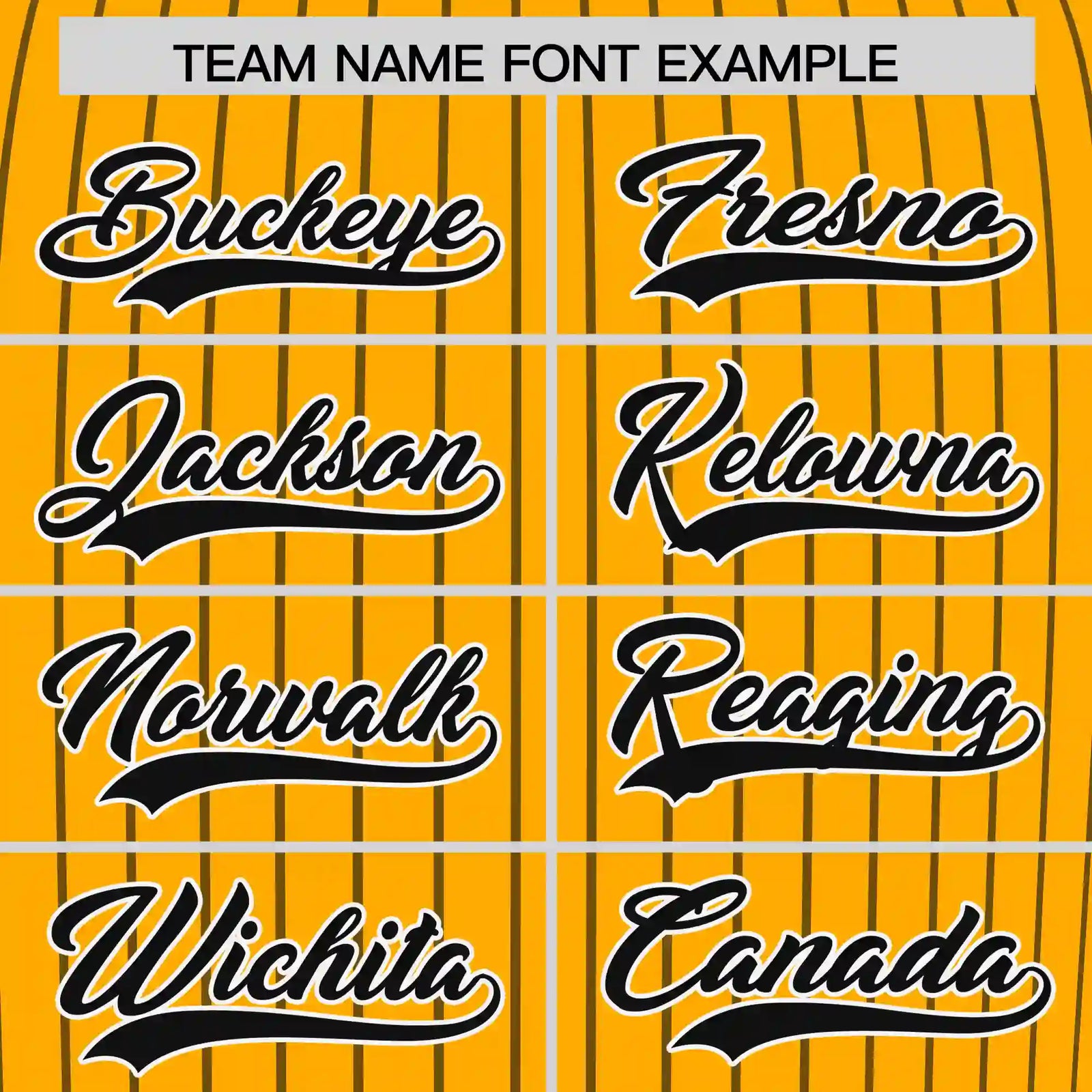 Custom Yellow Black-White Pinstripe Pattern Design Performance T-Shirt