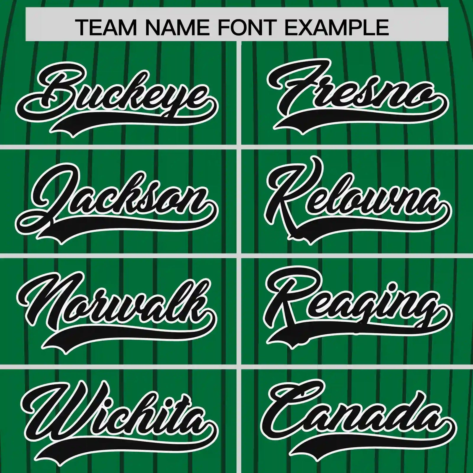 Custom Kelly Green Black-White Pinstripe Pattern Design Performance T-Shirt