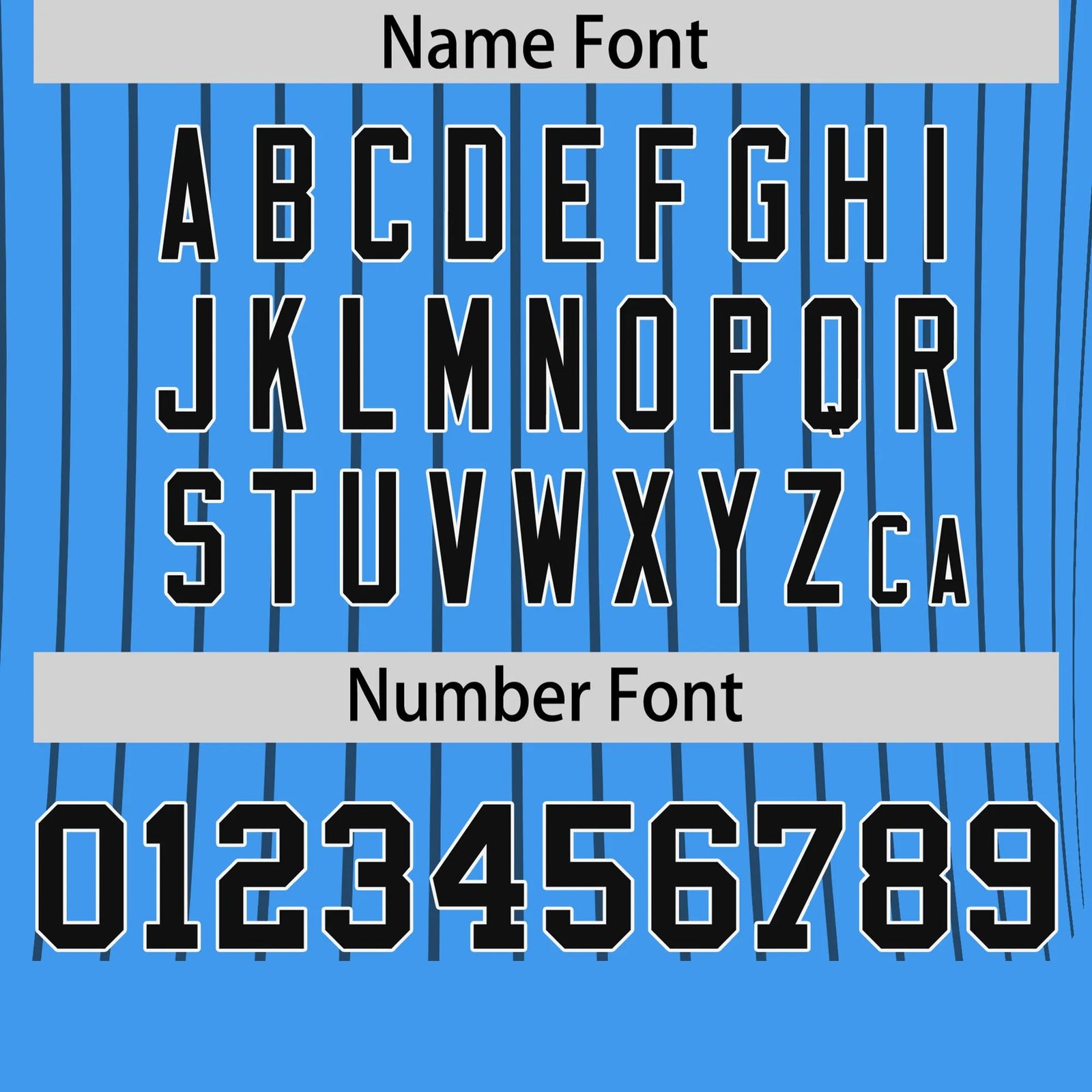 Custom Powder Blue Black-White Pinstripe Pattern Design Performance T-Shirt