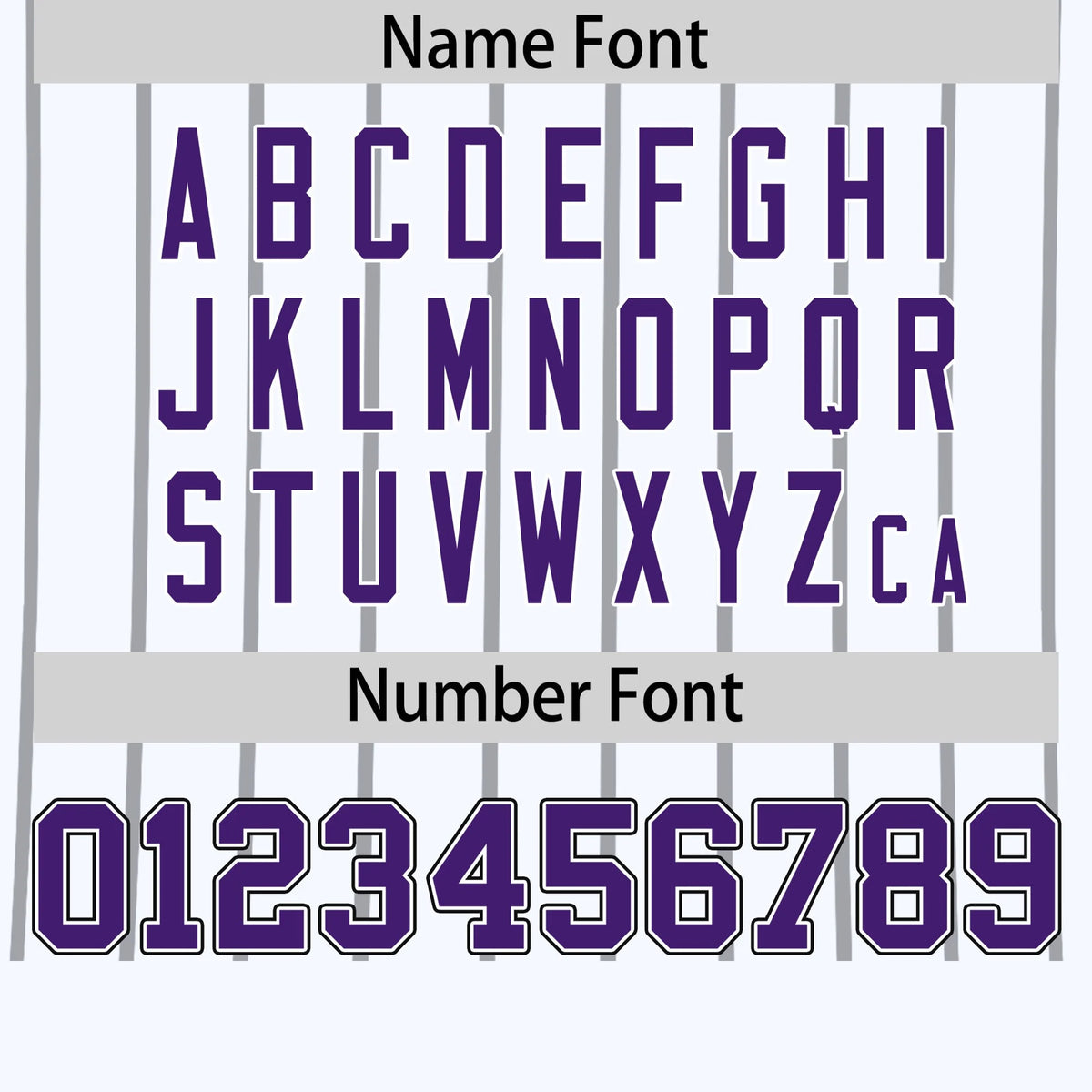 Custom White Black-Purple Pinstripe Pattern Design Performance T-Shirt