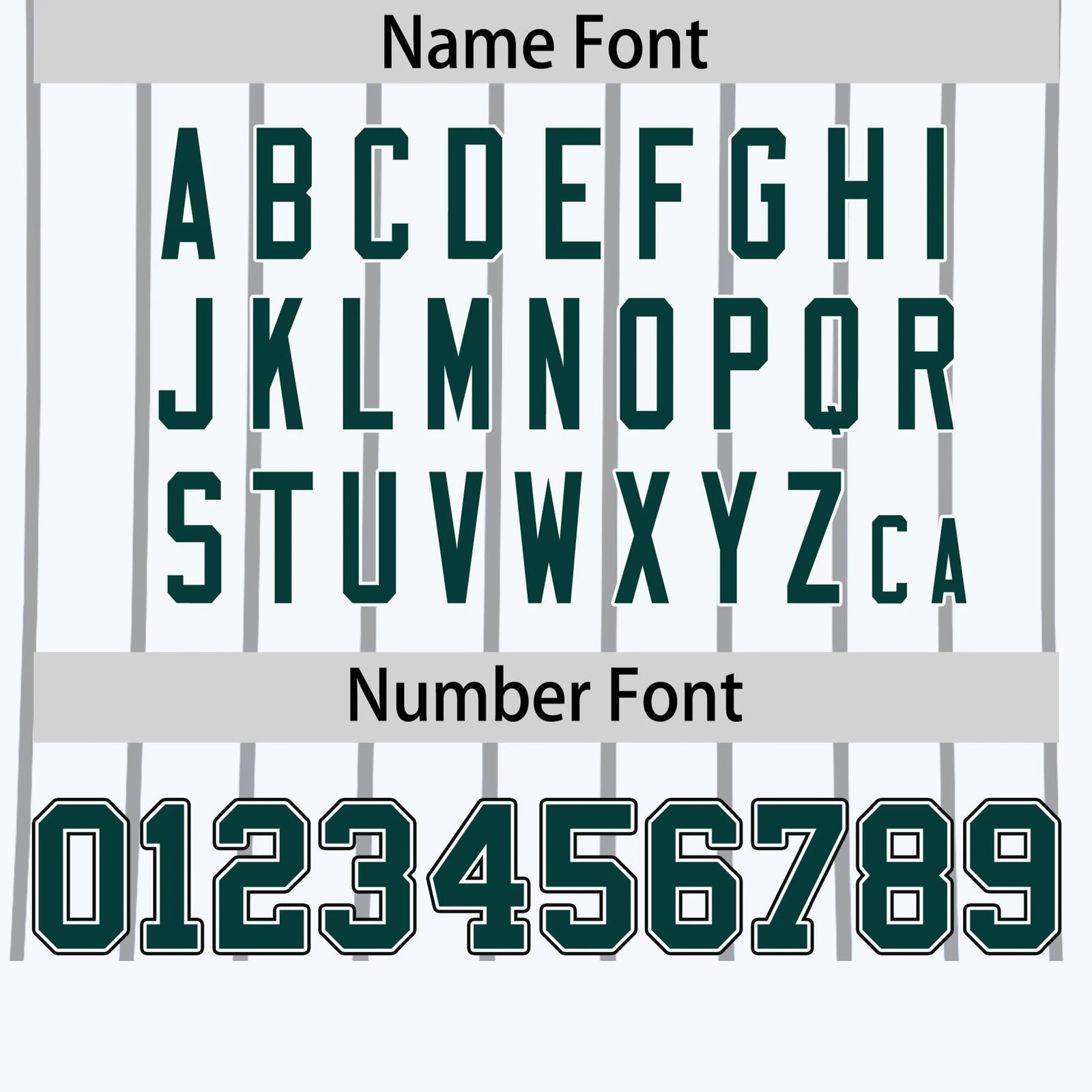 Custom White Black-Midnight Green Pinstripe Pattern Design Performance T-Shirt