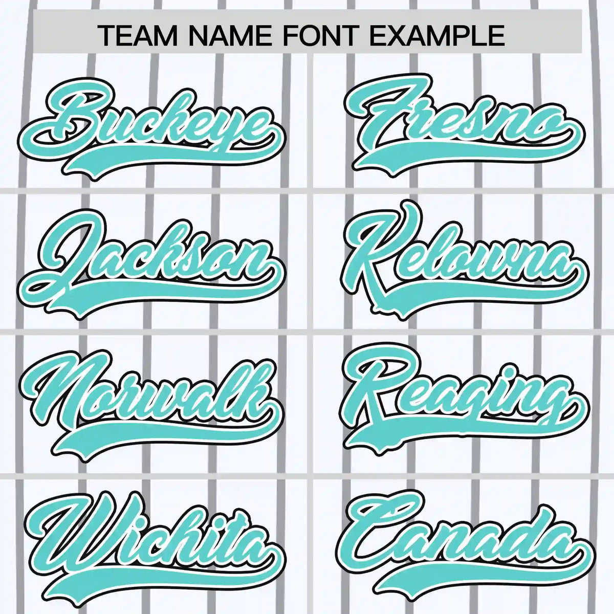 Custom White Black-Aqua Pinstripe Pattern Design Performance T-Shirt