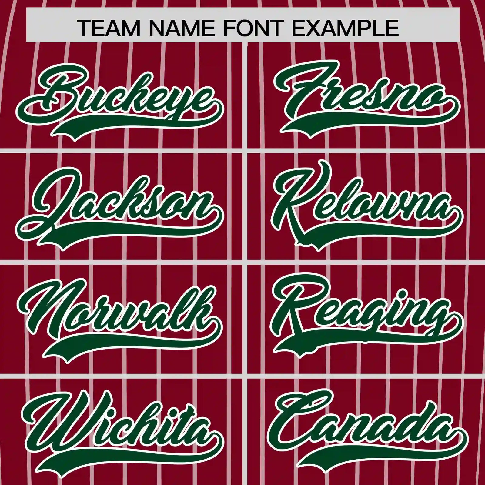 Custom Crimson White-Green Pinstripe Pattern Design Performance T-Shirt