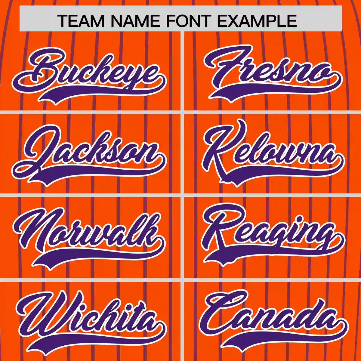 Custom Orange Purple-White Pinstripe Pattern Design Performance T-Shirt