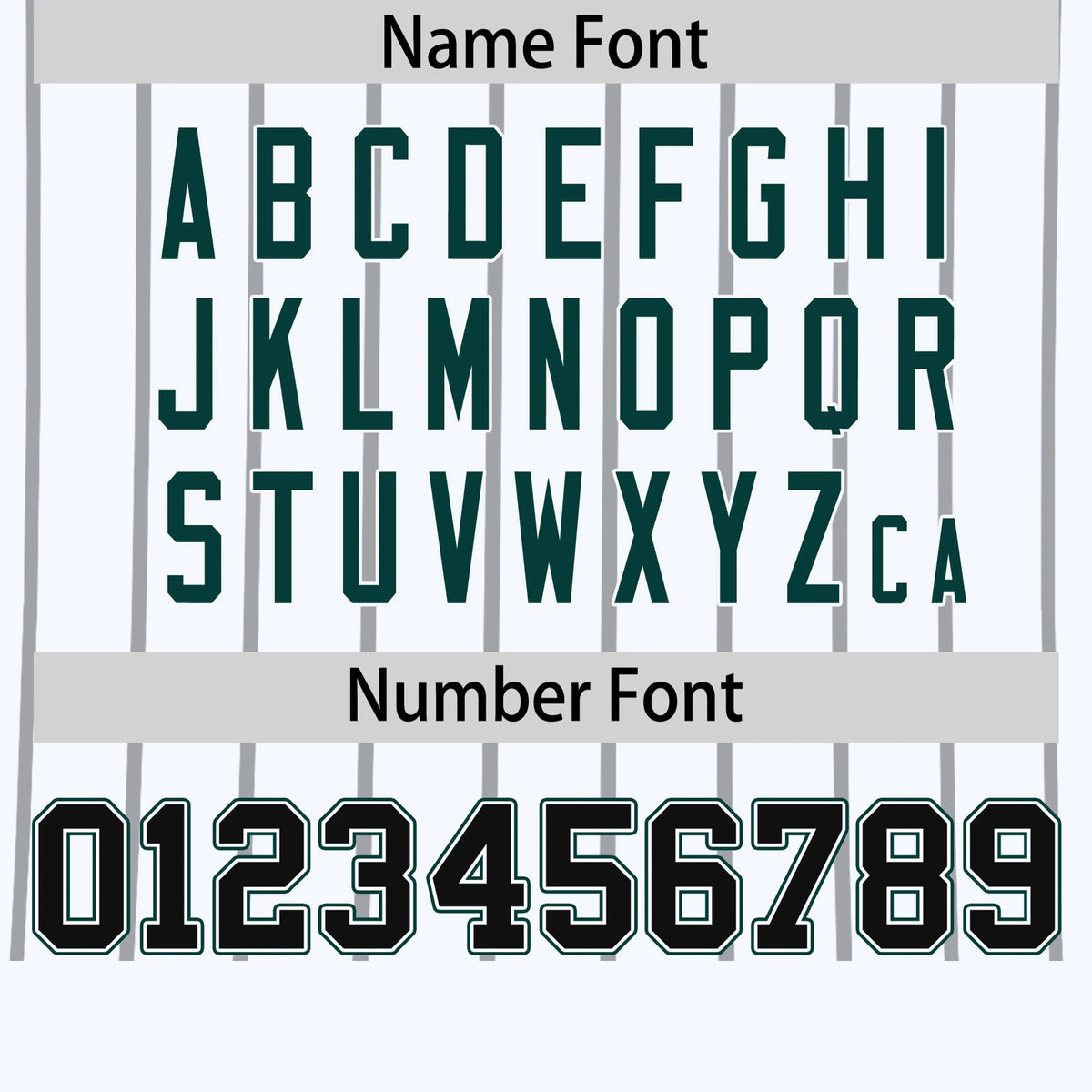 Custom White Black-Green Pinstripe Pattern Design Performance T-Shirt