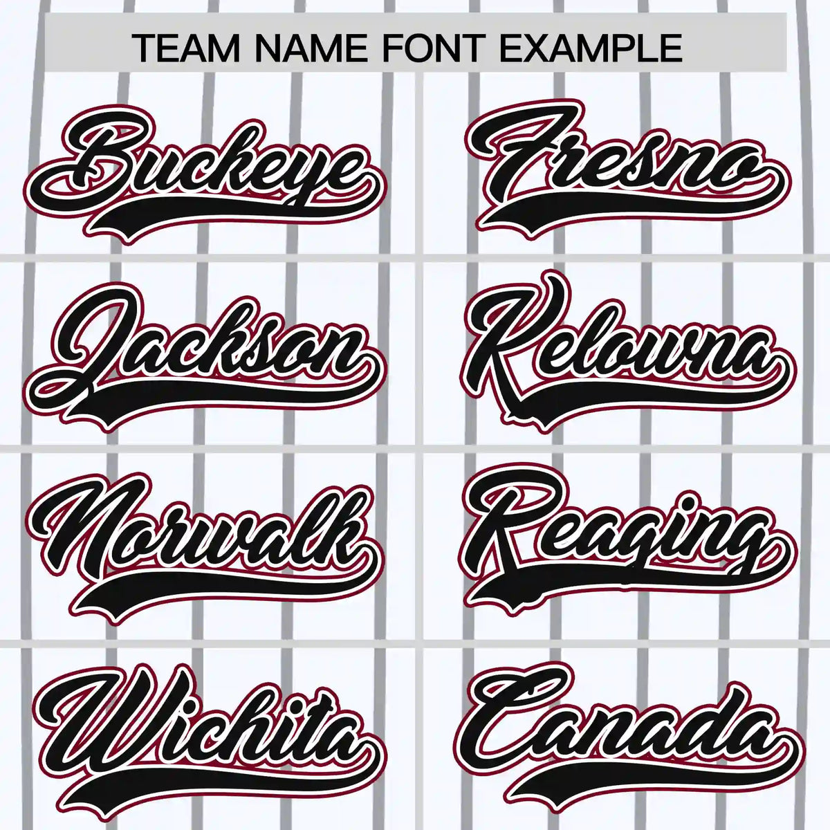 Custom White Black-Crimson Pinstripe Pattern Design Performance T-Shirt