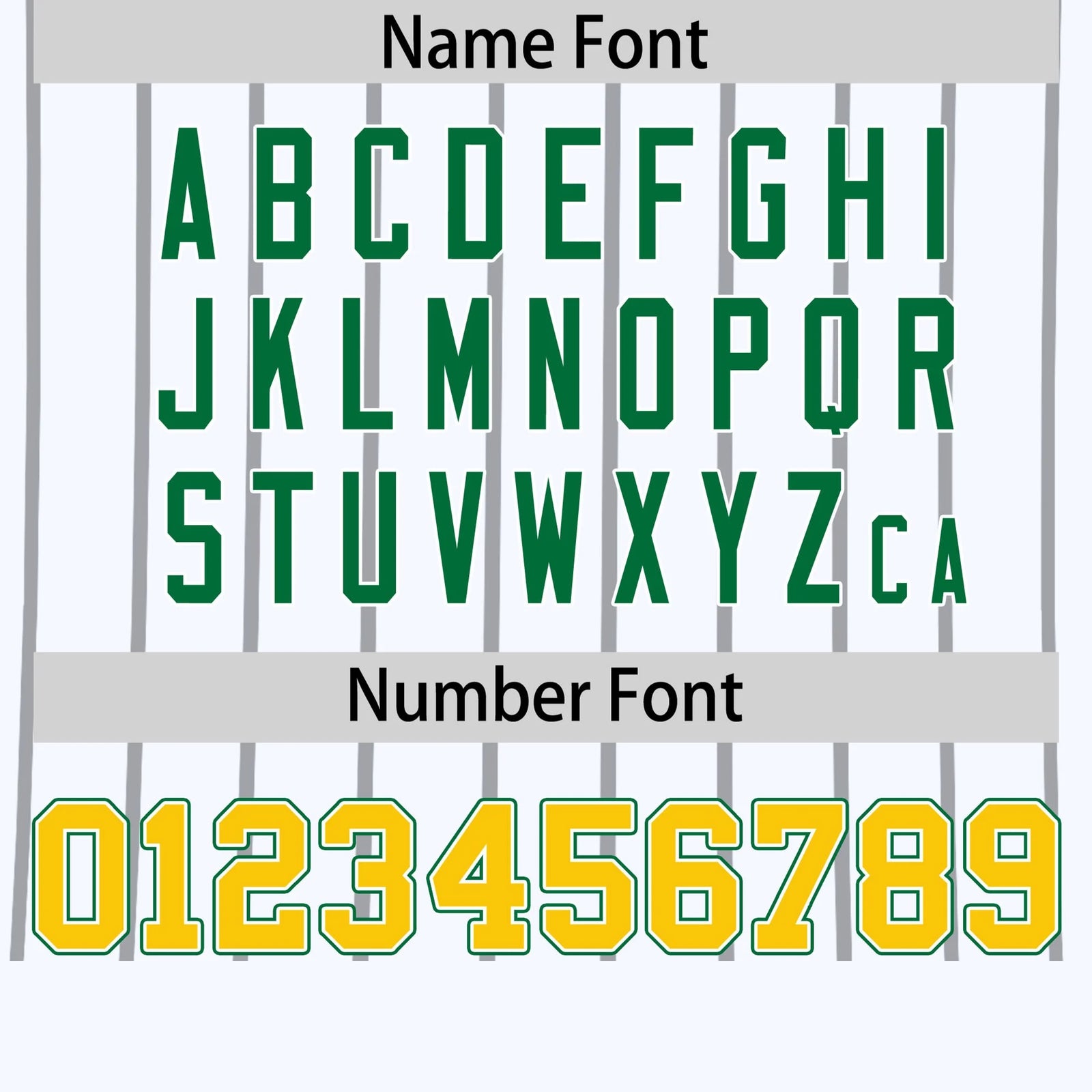 Custom White Gray-Kelly Green Pinstripe Pattern Design Performance T-Shirt