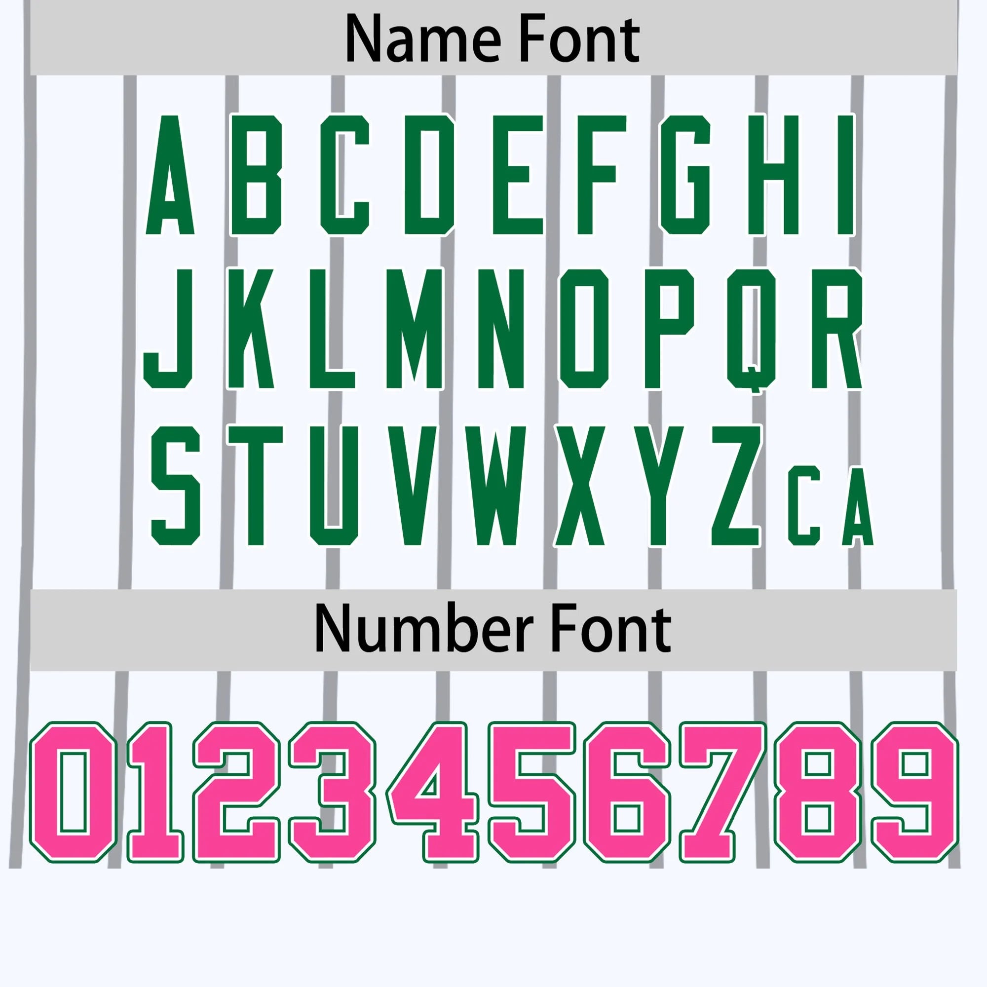 Custom White Gray-Kelly Green Pinstripe Pattern Design Performance T-Shirt