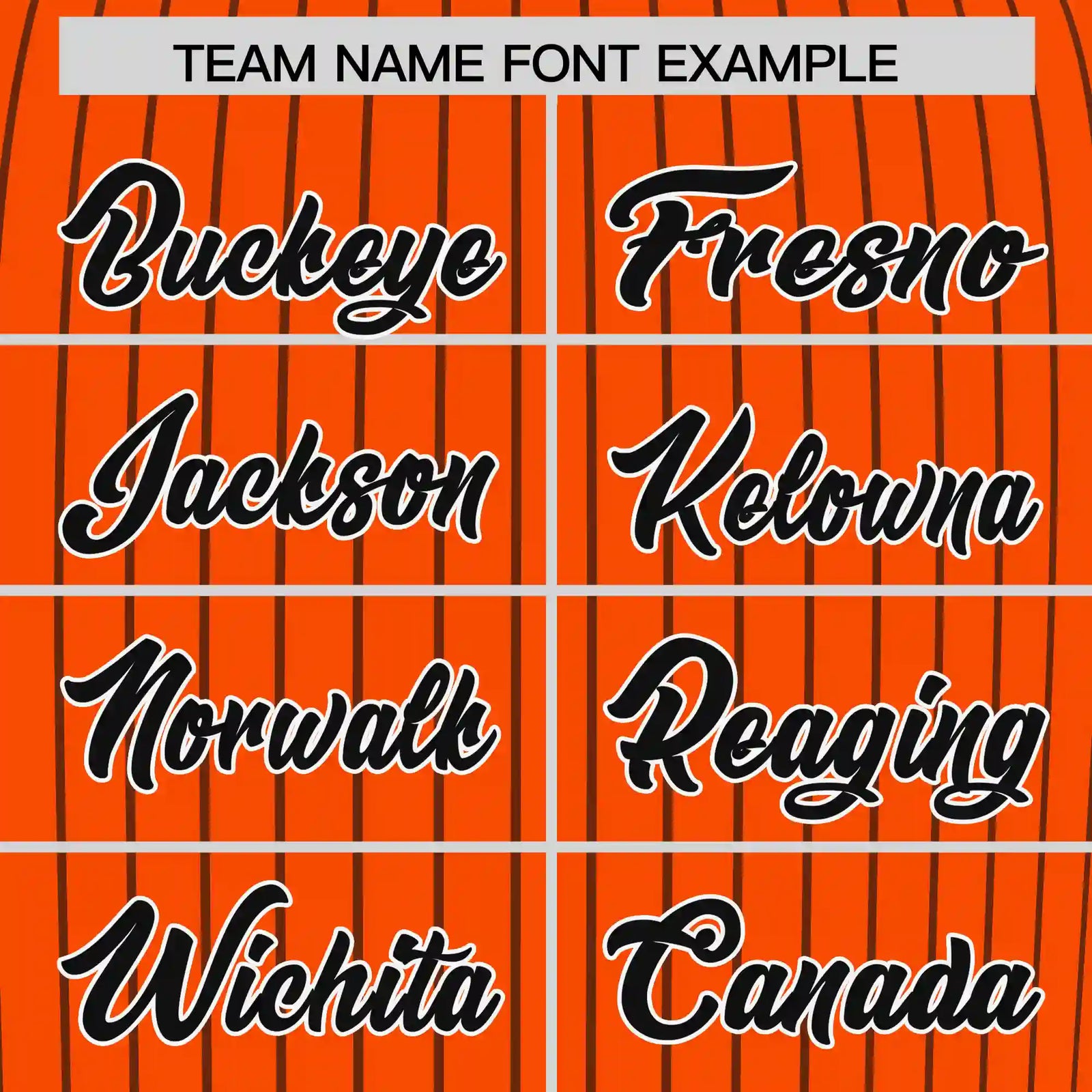 Custom Orange Black-Black Pinstripe Pattern Design Performance T-Shirt