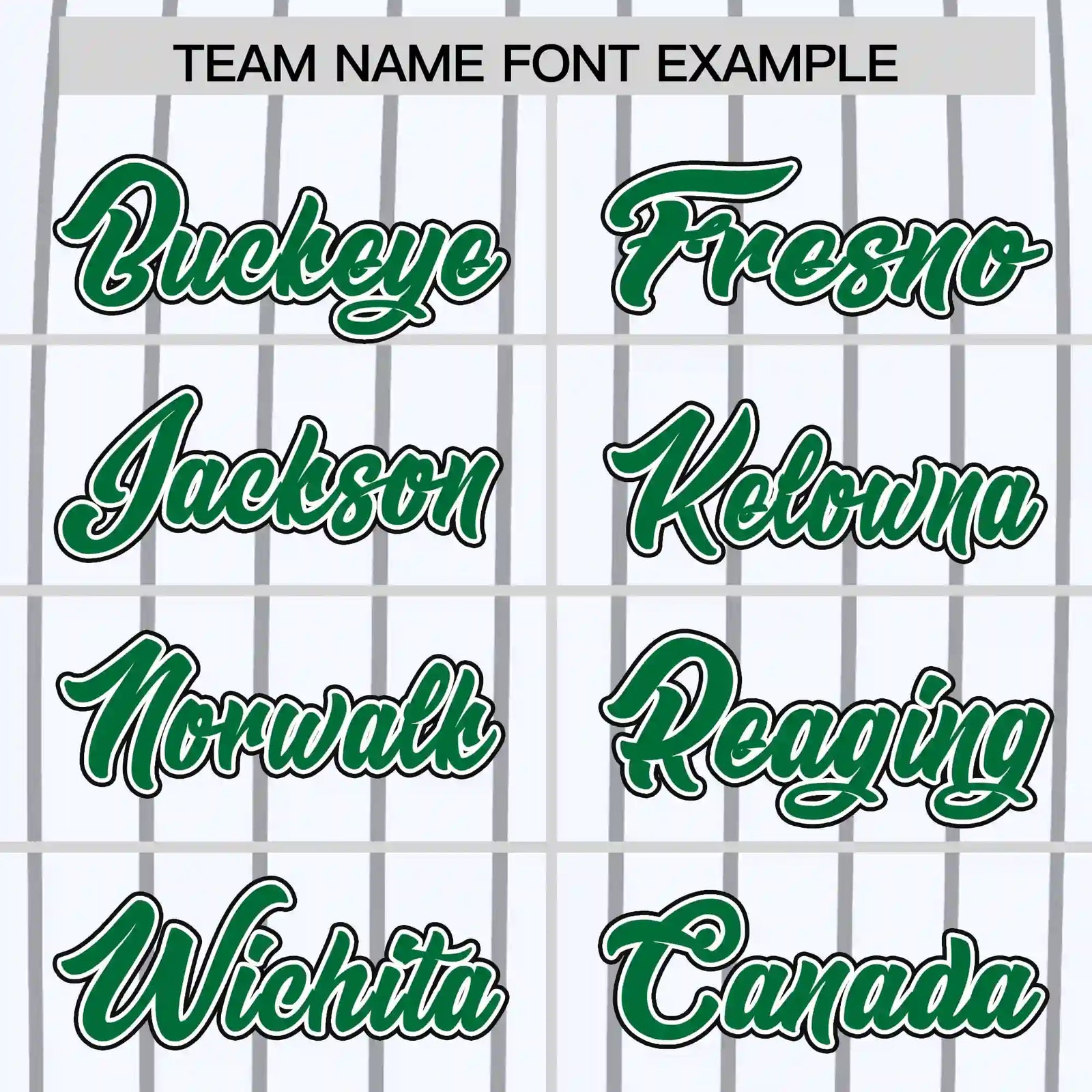 Custom White Black-Kelly Green Pinstripe Pattern Design Performance T-Shirt