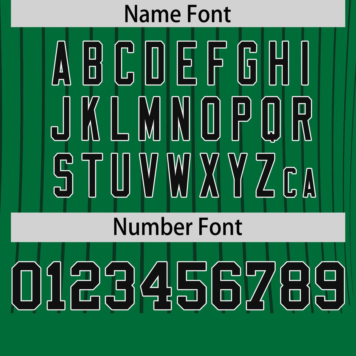 Custom Kelly Green Black-White Pinstripe Pattern Design Performance T-Shirt