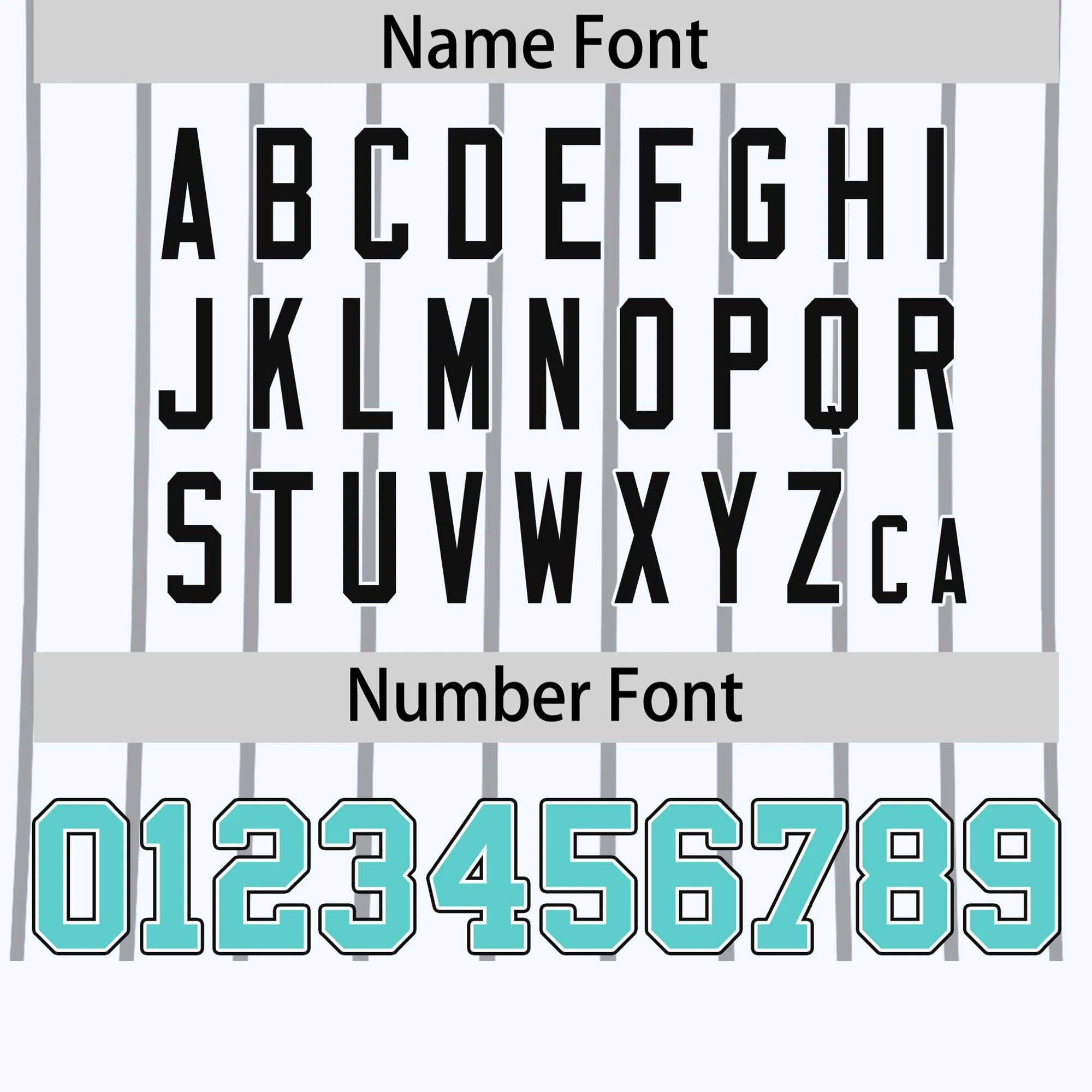 Custom White Black-Aqua Pinstripe Pattern Design Performance T-Shirt