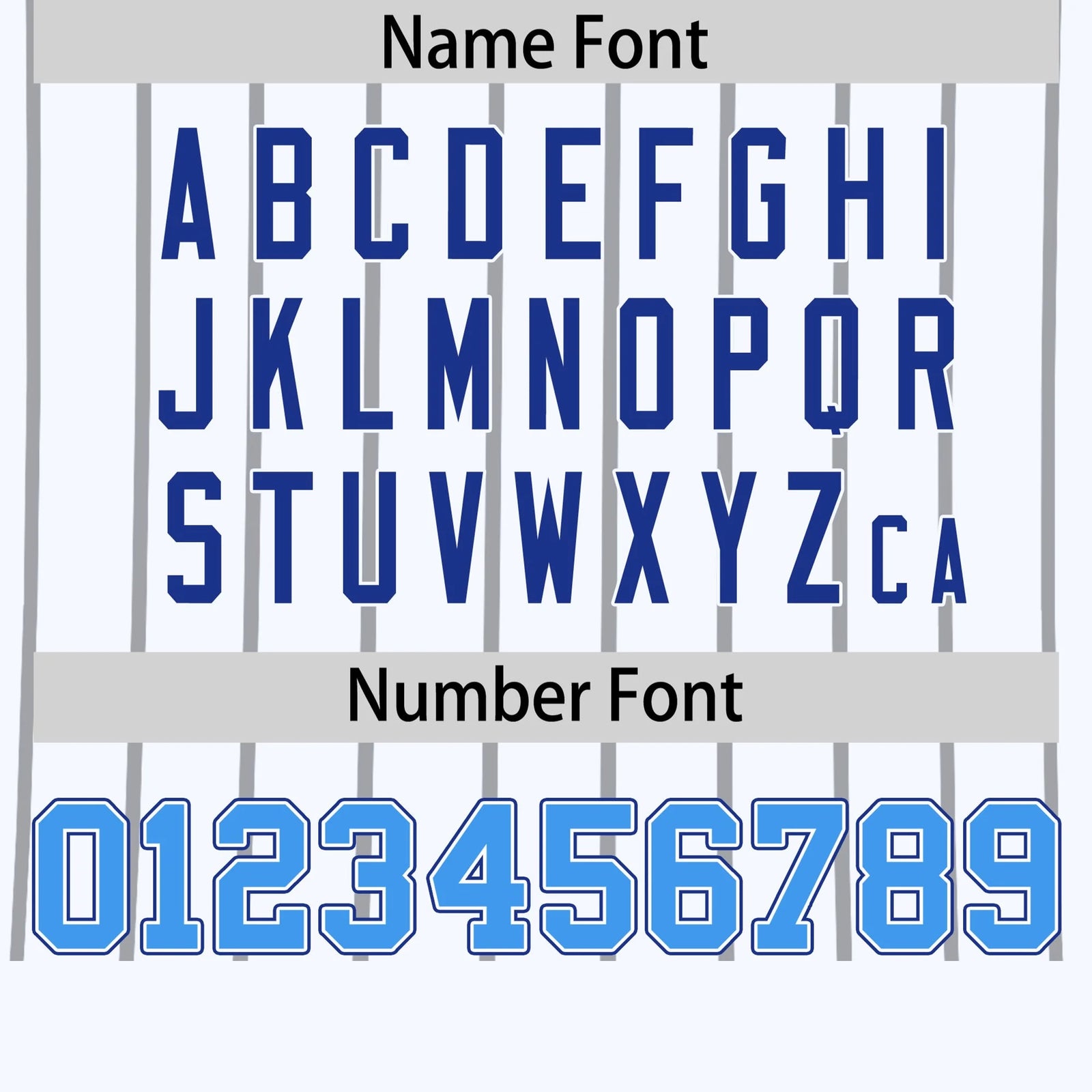 Custom White Black-Powder Blue Pinstripe Pattern Design Performance T-Shirt