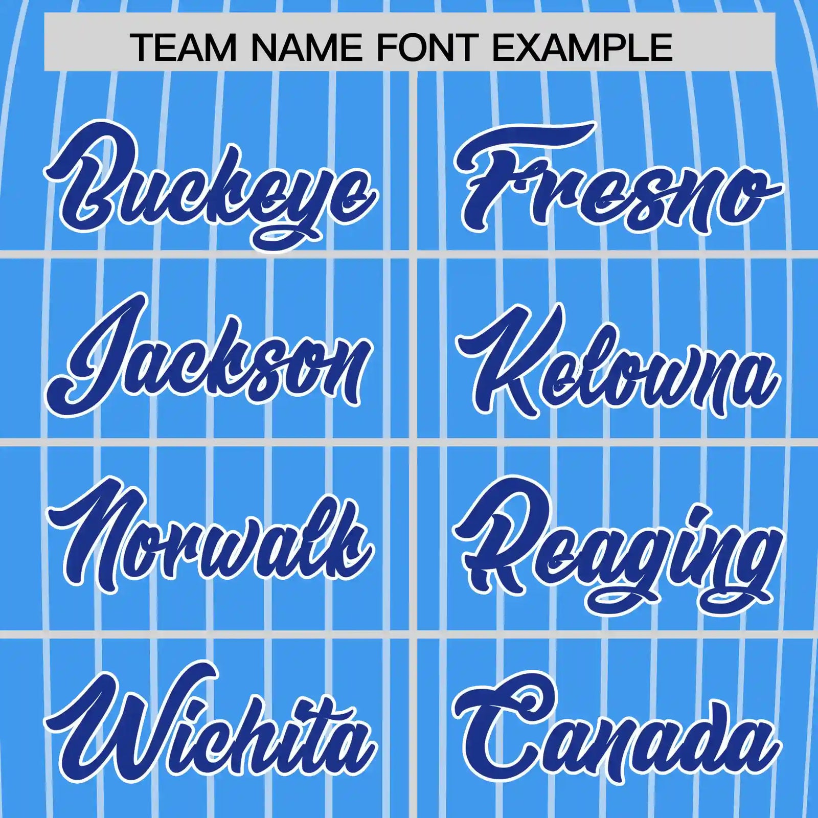 Custom Powder Blue White-Royal Blue Pinstripe Pattern Design Performance T-Shirt