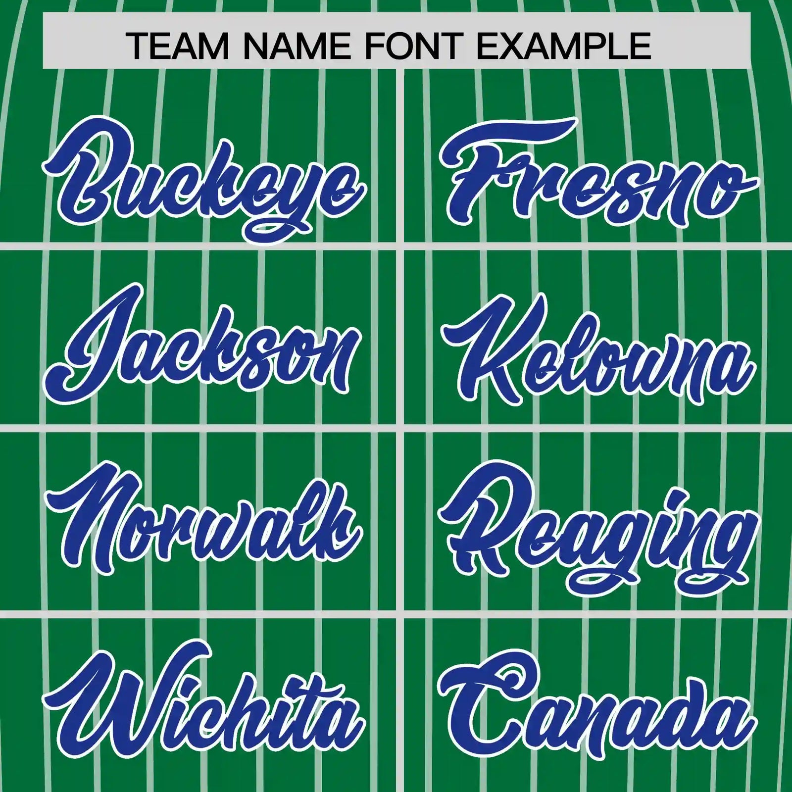 Custom Kelly Green White-Royal Blue Pinstripe Pattern Design Performance T-Shirt