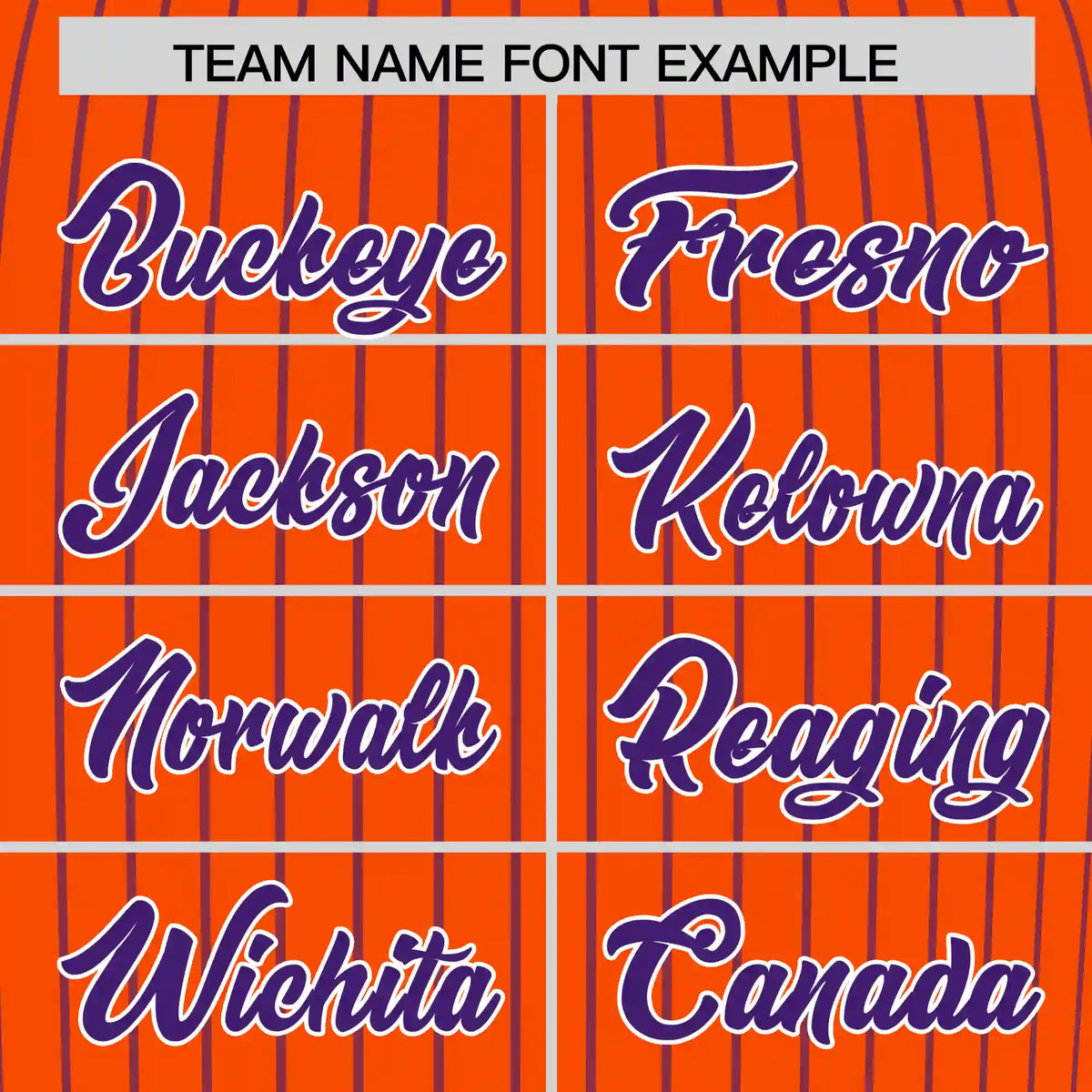 Custom Orange Purple-White Pinstripe Pattern Design Performance T-Shirt