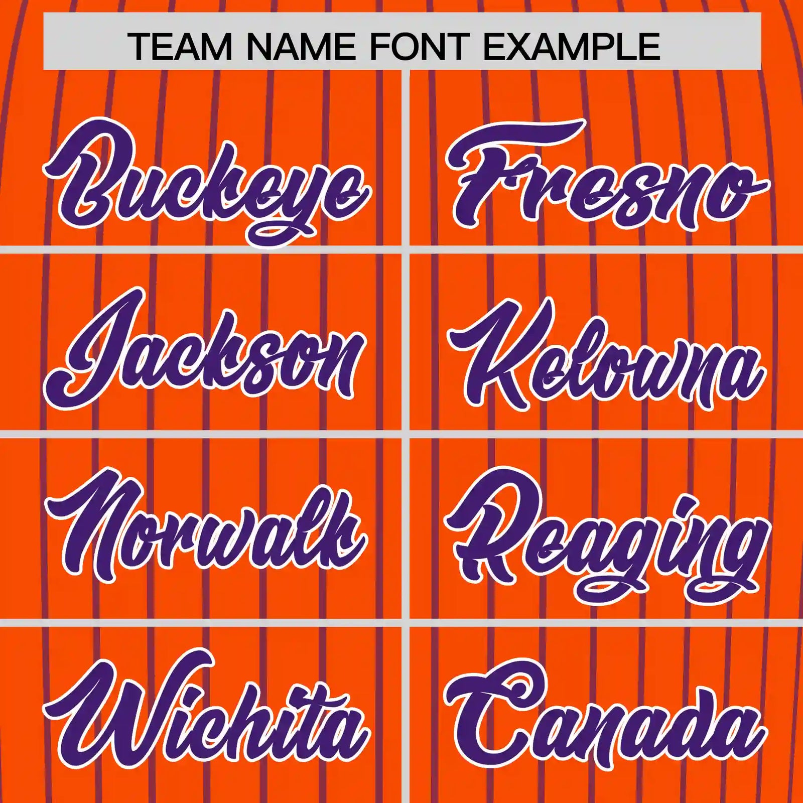Custom Orange Purple-White Pinstripe Pattern Design Performance T-Shirt