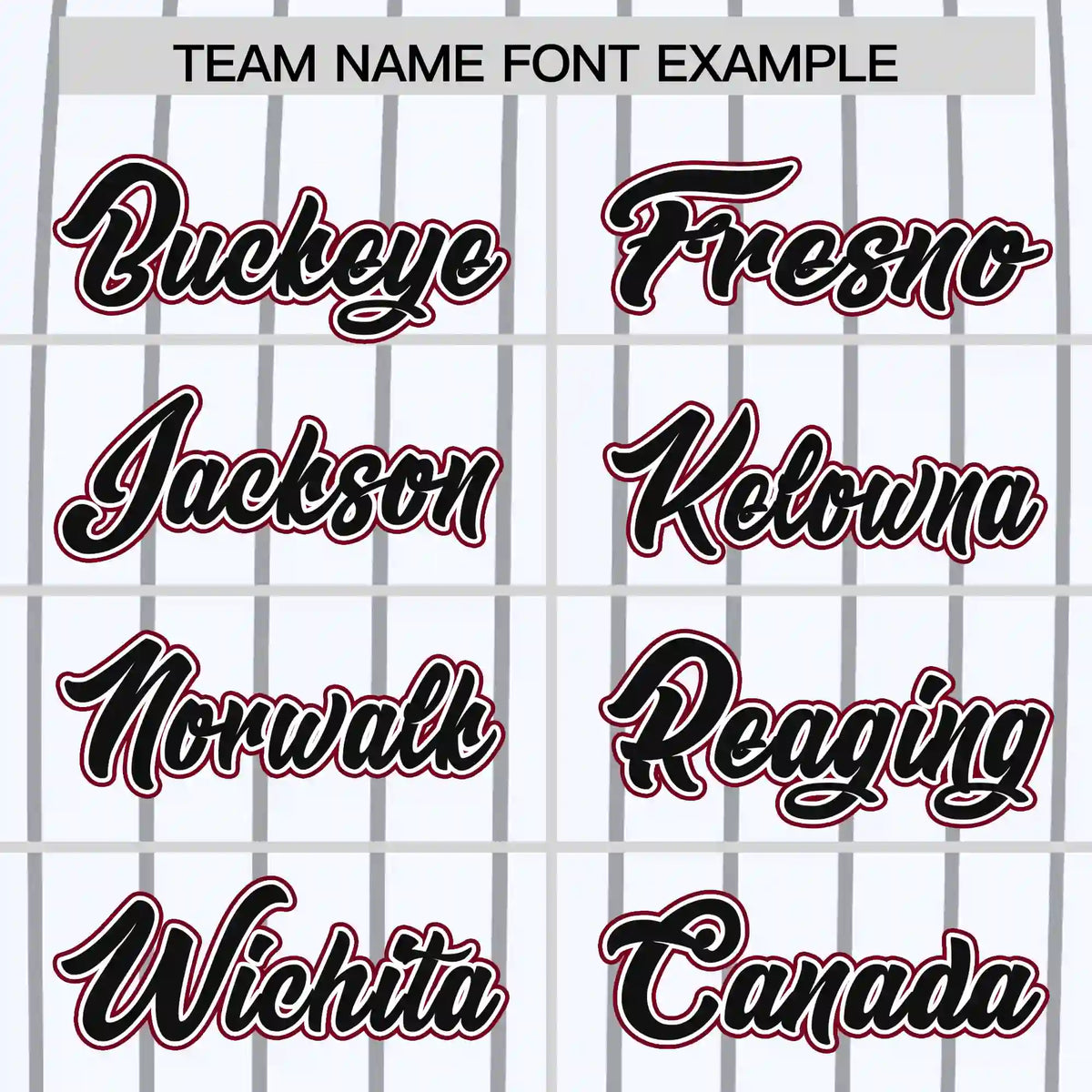 Custom White Black-Crimson Pinstripe Pattern Design Performance T-Shirt