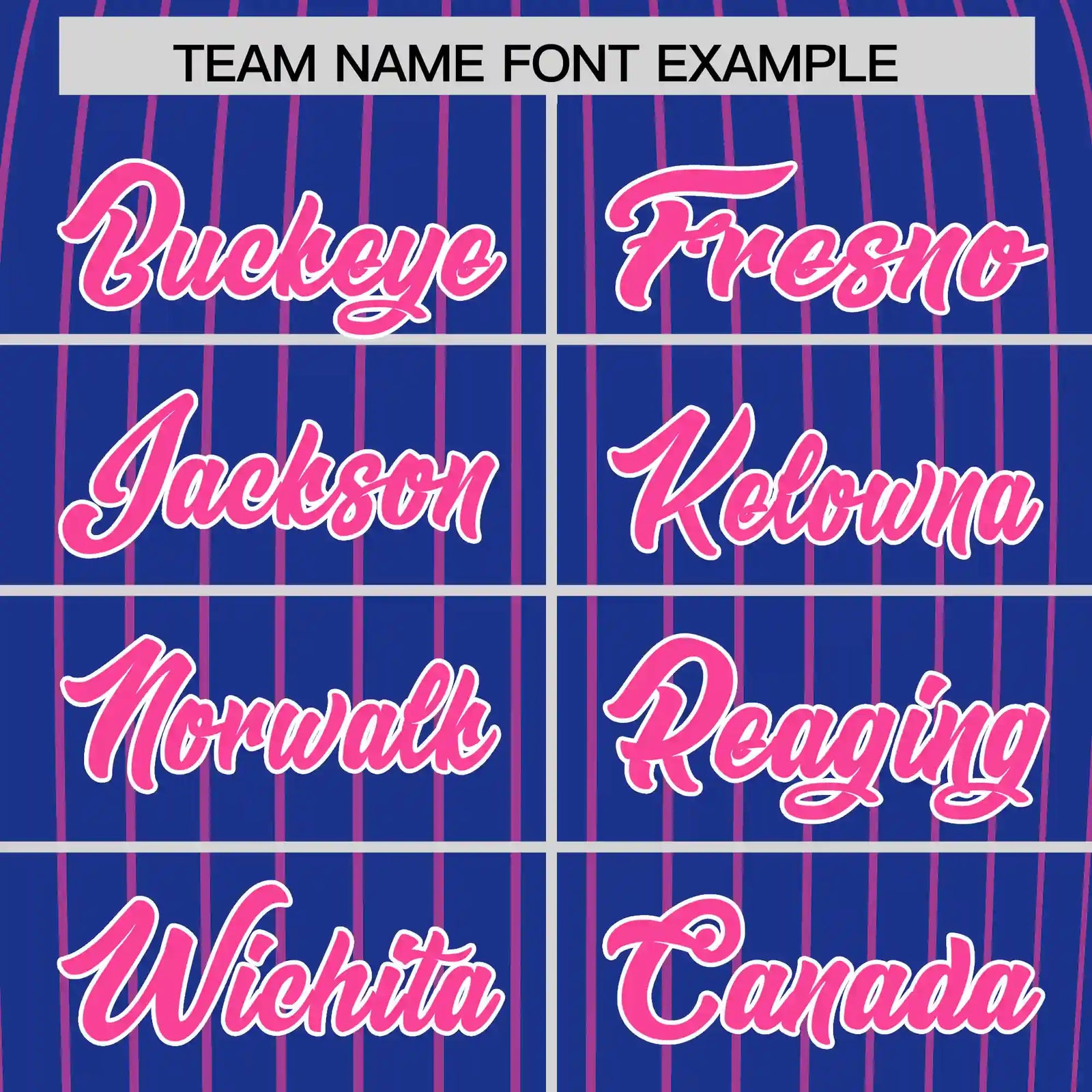 Custom Royal Blue Pink-Pink Pinstripe Pattern Design Performance T-Shirt