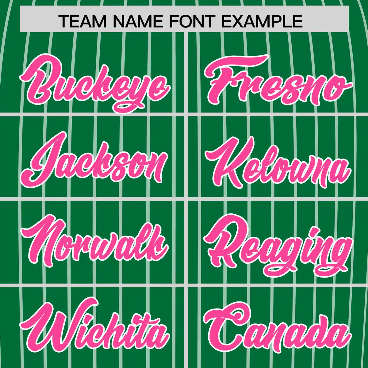 Custom Kelly Green White-Pink Pinstripe Pattern Design Performance T-Shirt