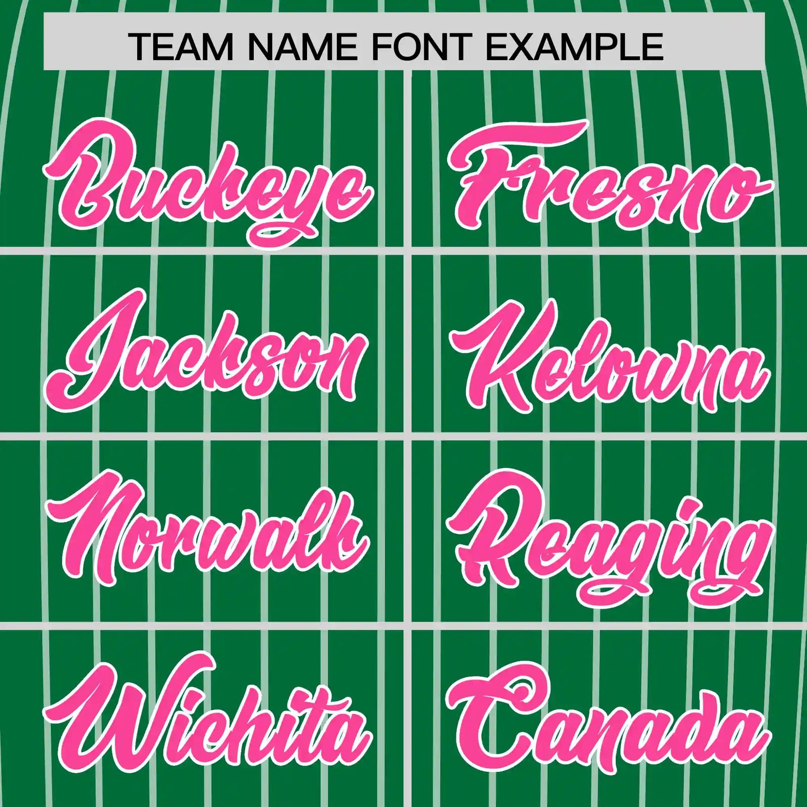 Custom Kelly Green White-Pink Pinstripe Pattern Design Performance T-Shirt