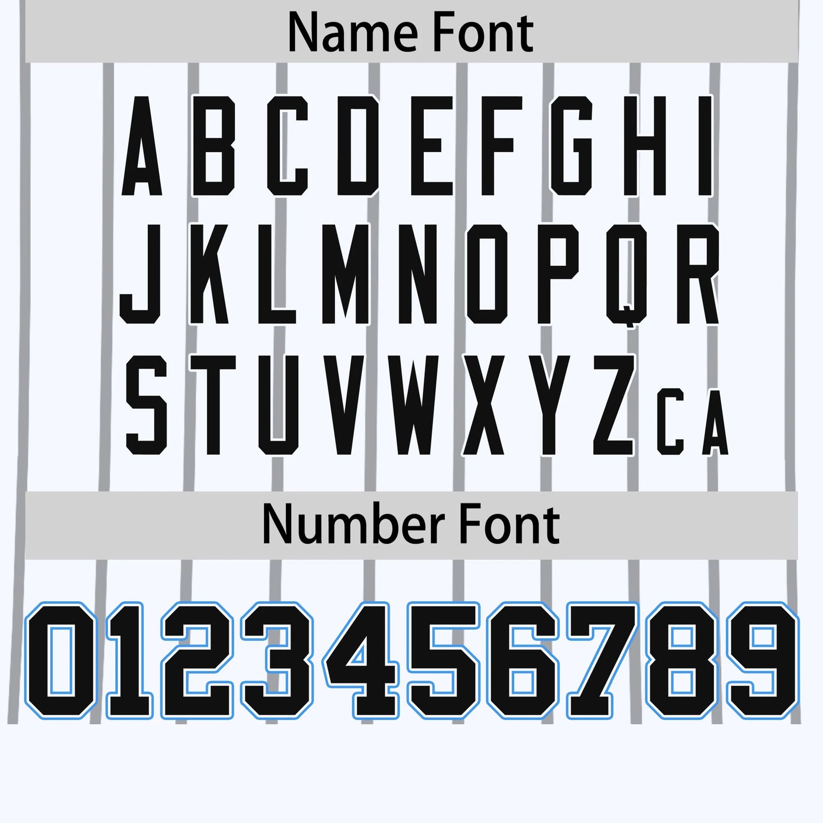 Custom White Gray-Powder Blue Pinstripe Pattern Design Performance T-Shirt