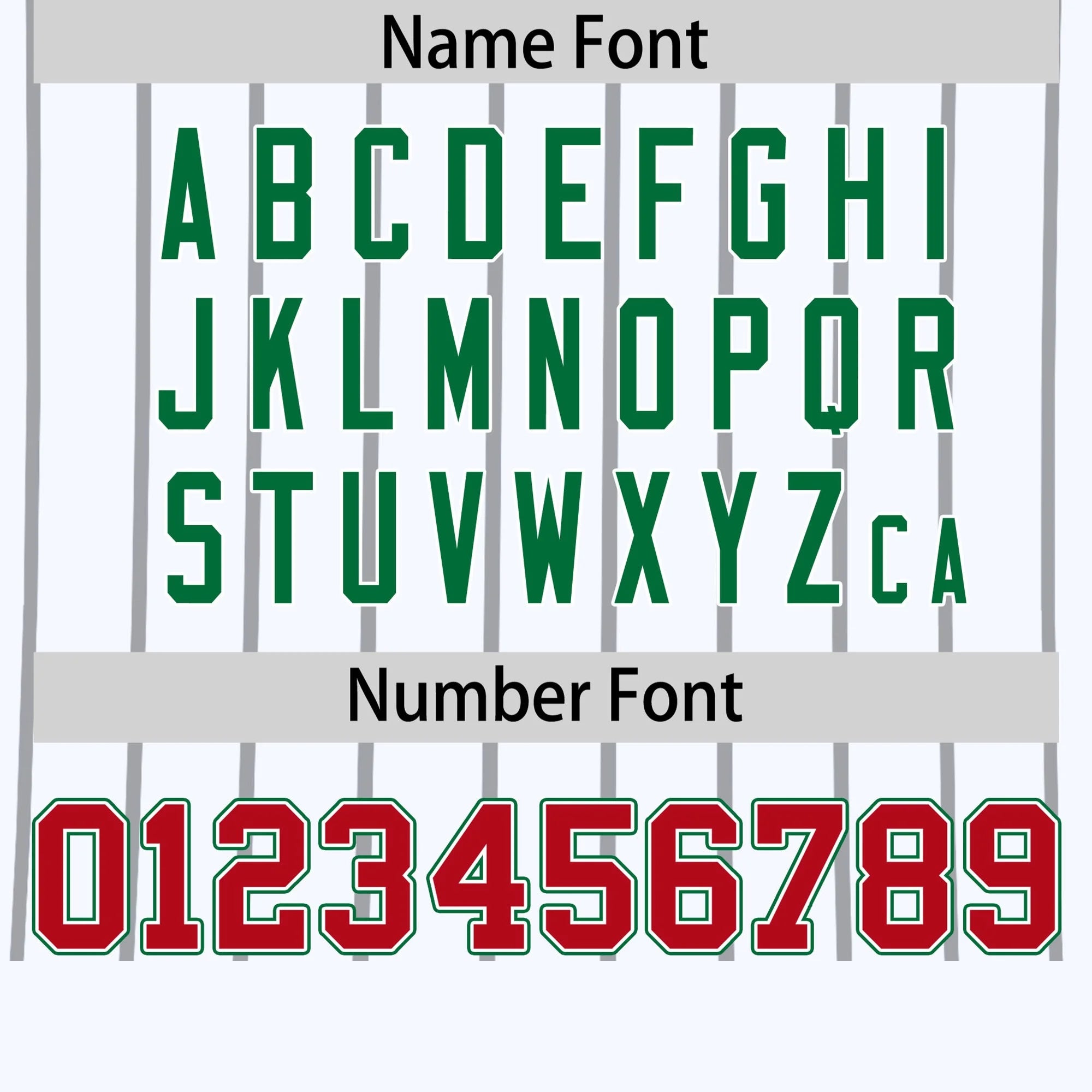 Custom White Gray-Kelly Green Pinstripe Pattern Design Performance T-Shirt