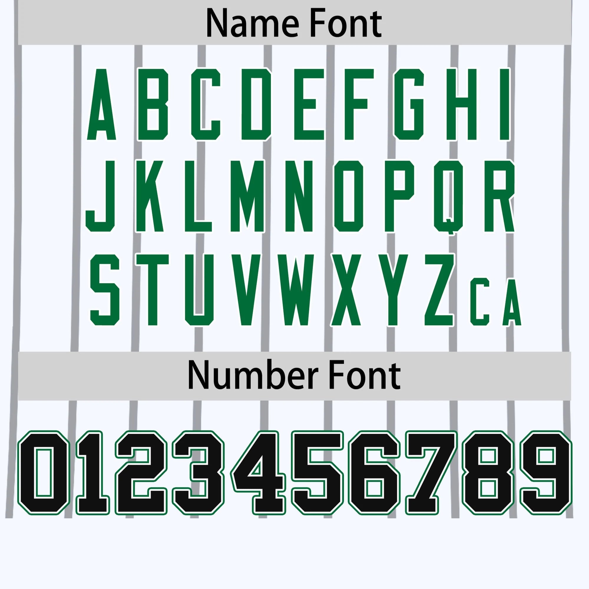 Custom White Gray-Kelly Green Pinstripe Pattern Design Performance T-Shirt