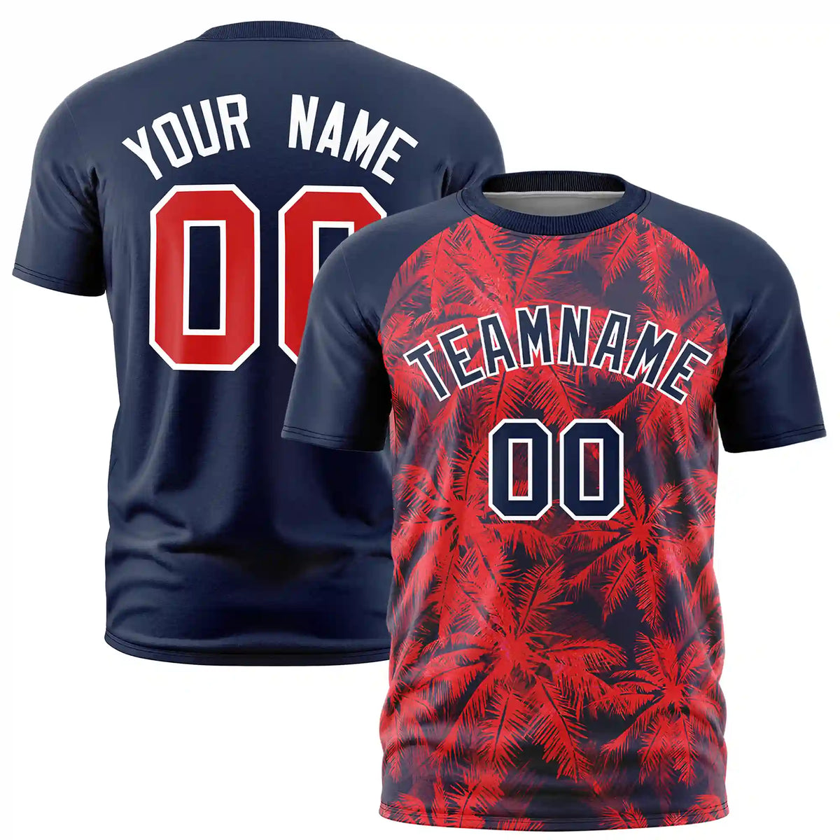 Custom Navy Summer Style  Design  Performance T-Shirt