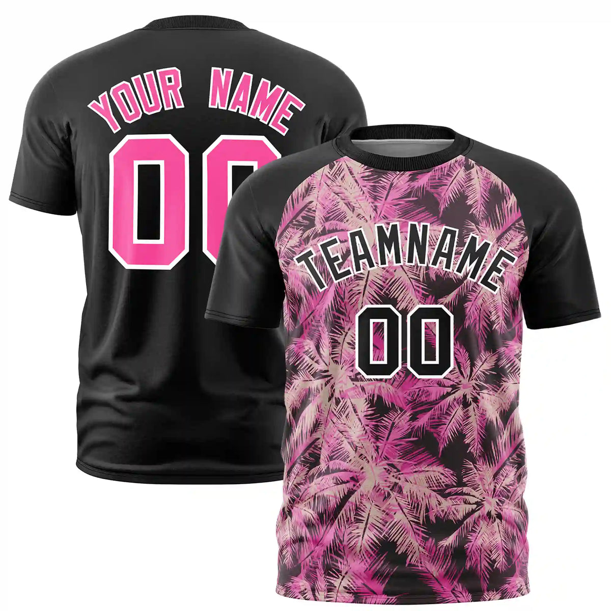 Custom Black Summer Style  Design  Performance T-Shirt