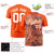 Custom Orange Summer Style  Design  Performance T-Shirt