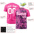 Custom Pink Summer Style  Design  Performance T-Shirt