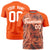 Custom Orange Summer Style  Design  Performance T-Shirt