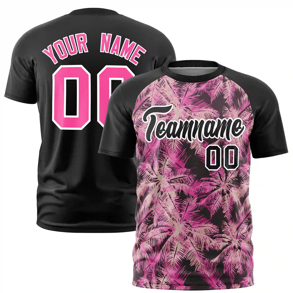 Custom Black Summer Style  Design  Performance T-Shirt