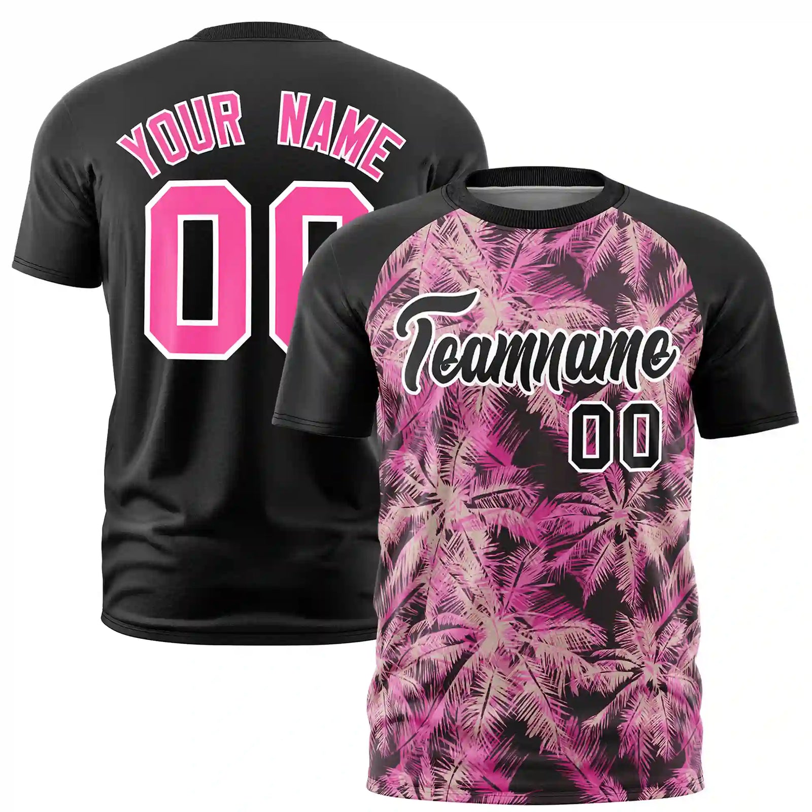 Custom Black Summer Style  Design  Performance T-Shirt