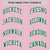 Custom Light Pink Pink-Kelly Green Crew Neck Two Tone Sleeve Design  Performance T-Shirt