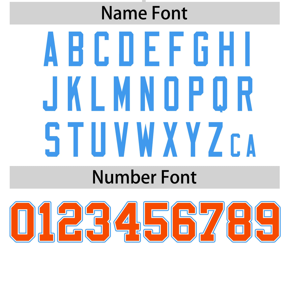 Custom White Powder Blue-Orange Crew Neck Two Tone Sleeve Design  Performance T-Shirt