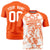 Custom Orange Splash-ink Style  Design  Performance T-Shirt