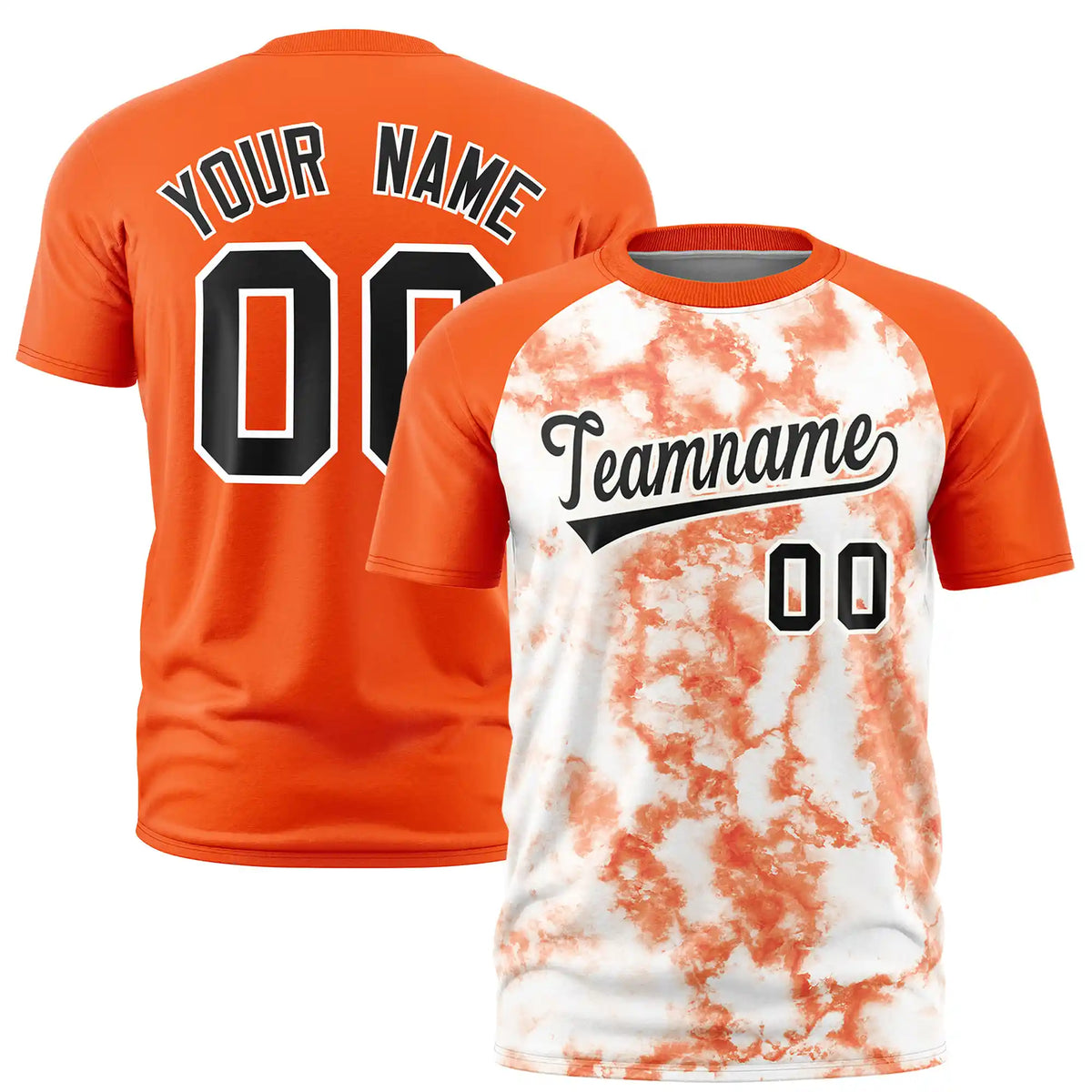 Custom Red Splash-ink Style  Design  Performance T-Shirt