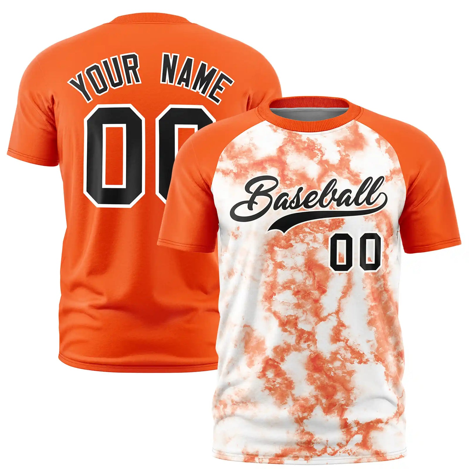 Custom Red Splash-ink Style  Design  Performance T-Shirt