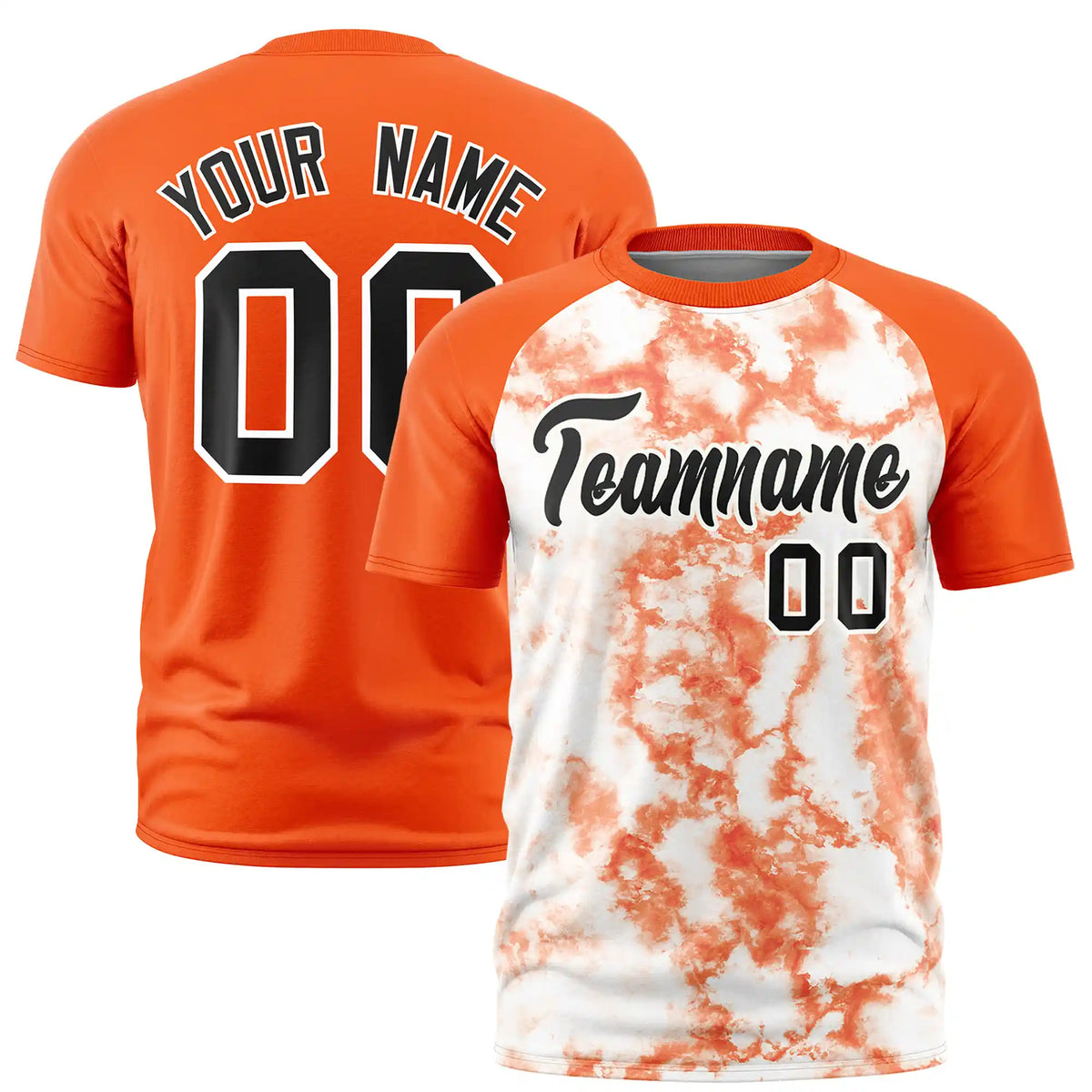 Custom Red Splash-ink Style  Design  Performance T-Shirt